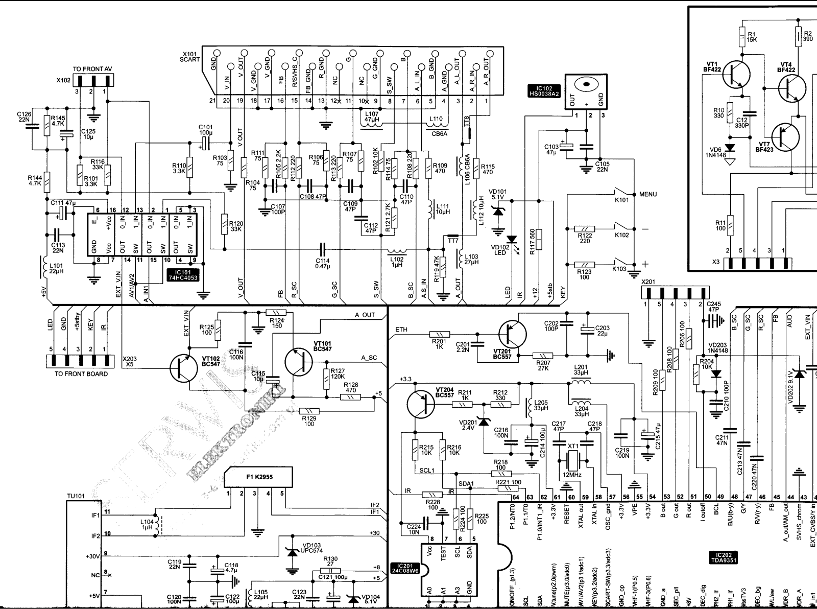 PROVISION TV2KR-TXT Schematics - ManualMachine.com