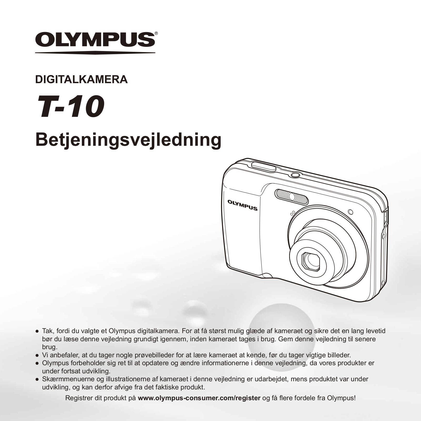 OLYMPUS T-10 User Manual