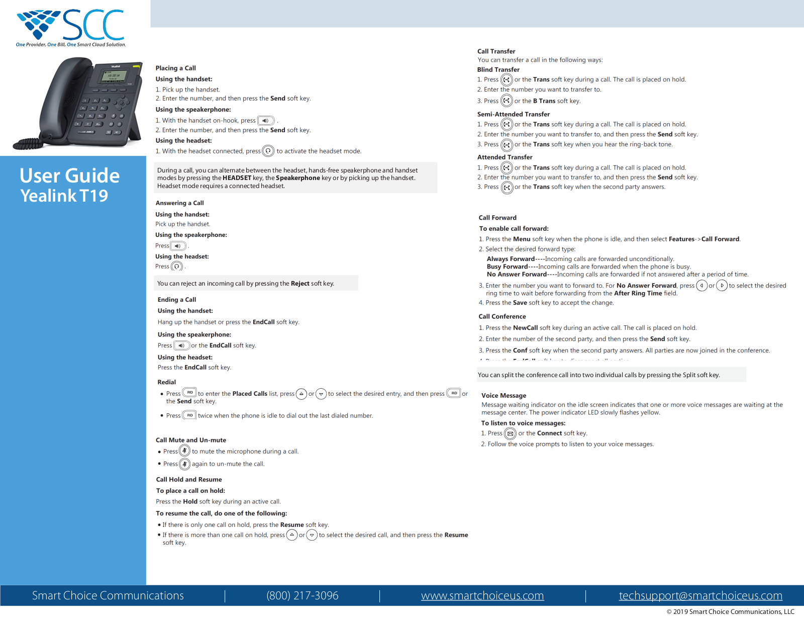 Yealink T19 User Manual