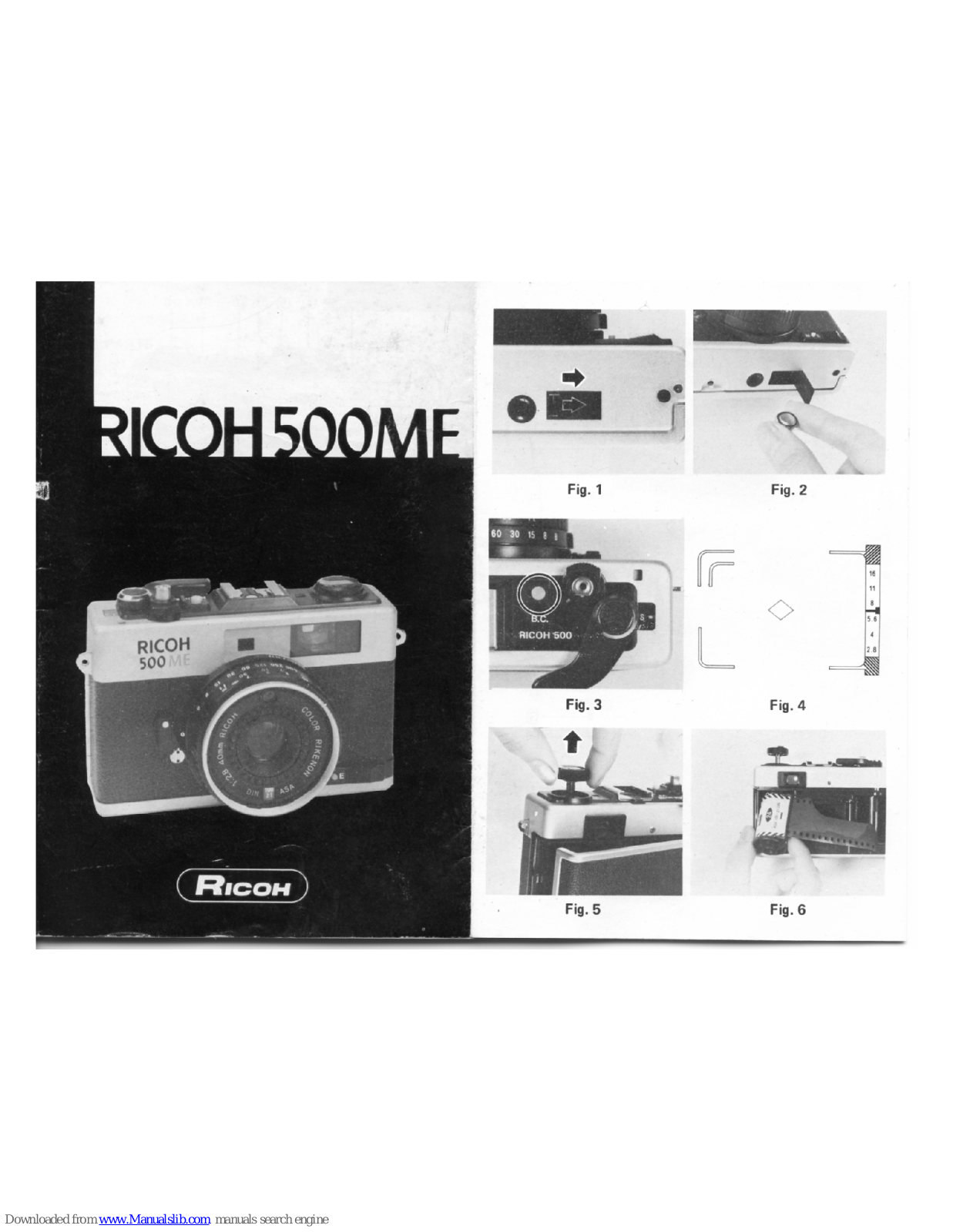 Ricoh 500ME User Manual