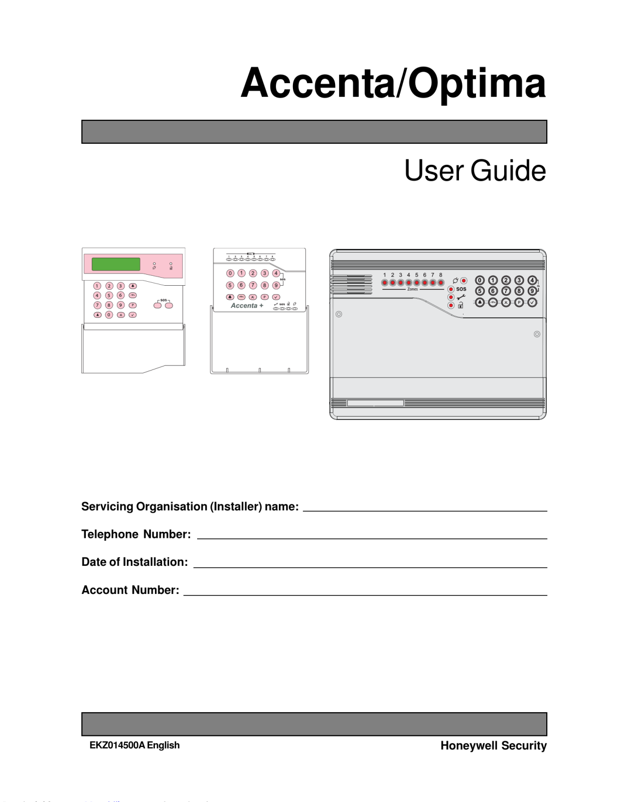 Pentax Accenta User Manual