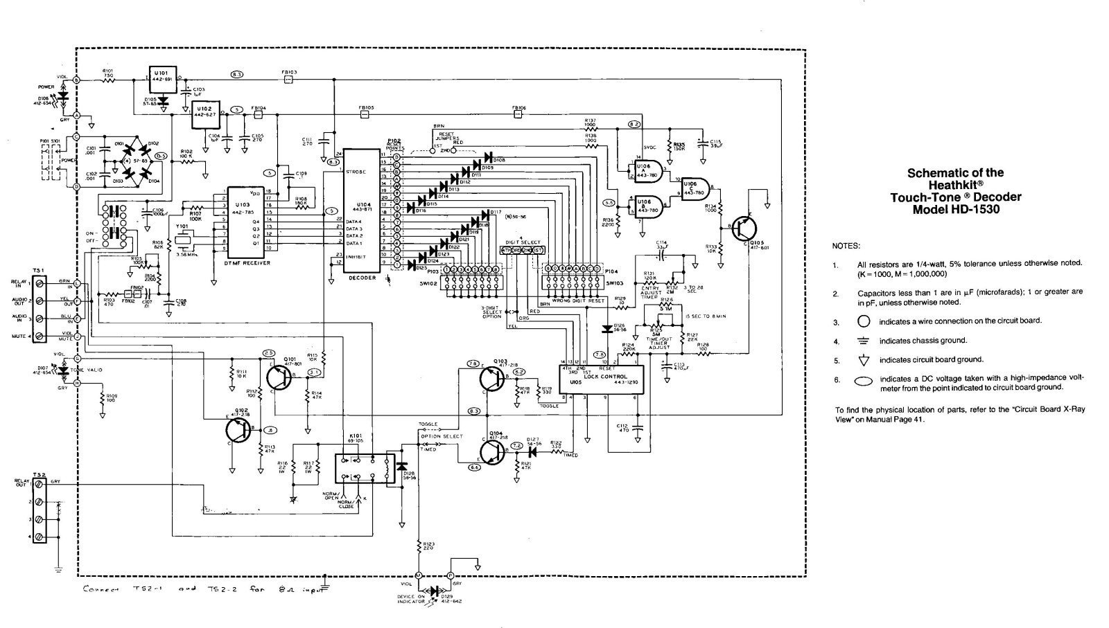 Heathkit HD-1530 Schematic