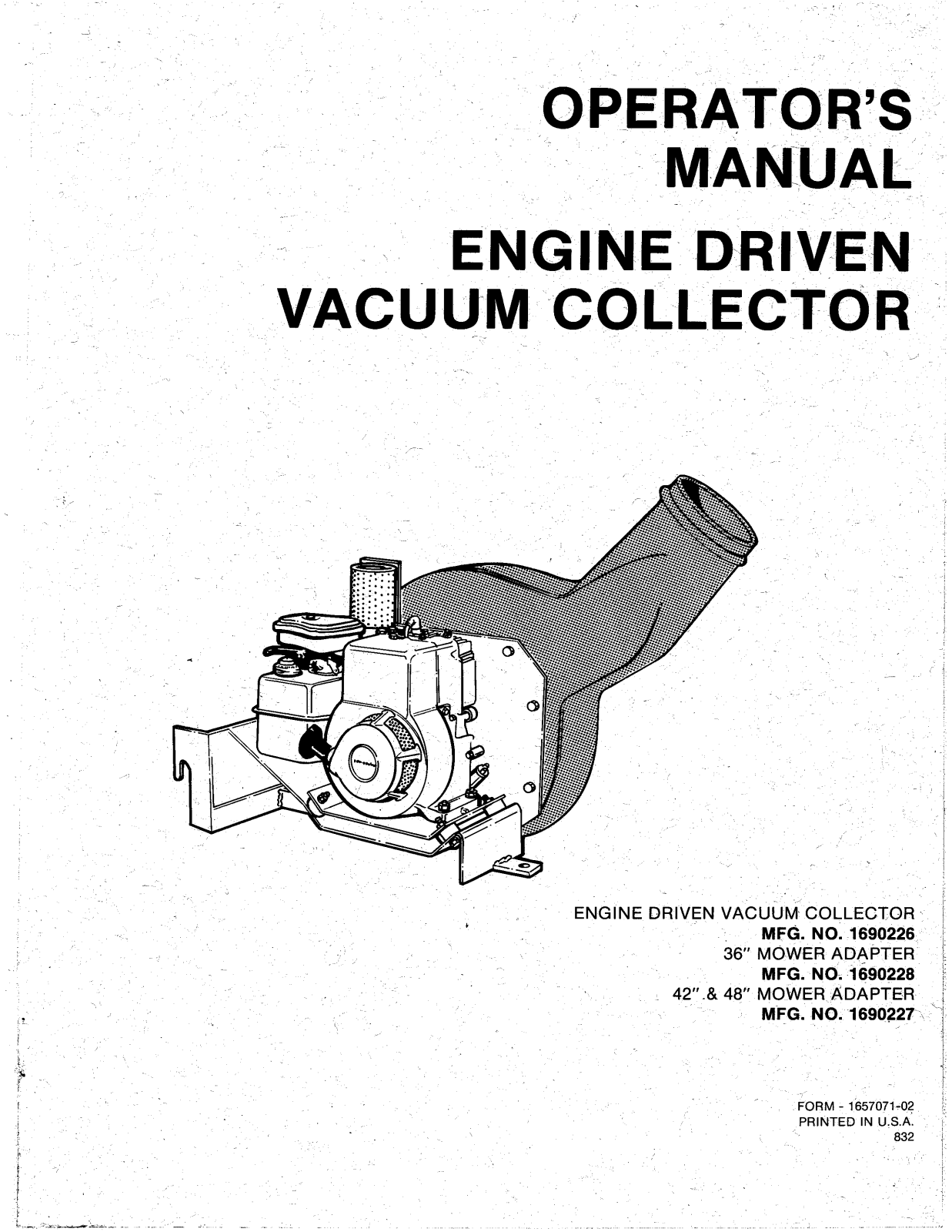 Snapper 1690228, 1690226, 1690227 User Manual