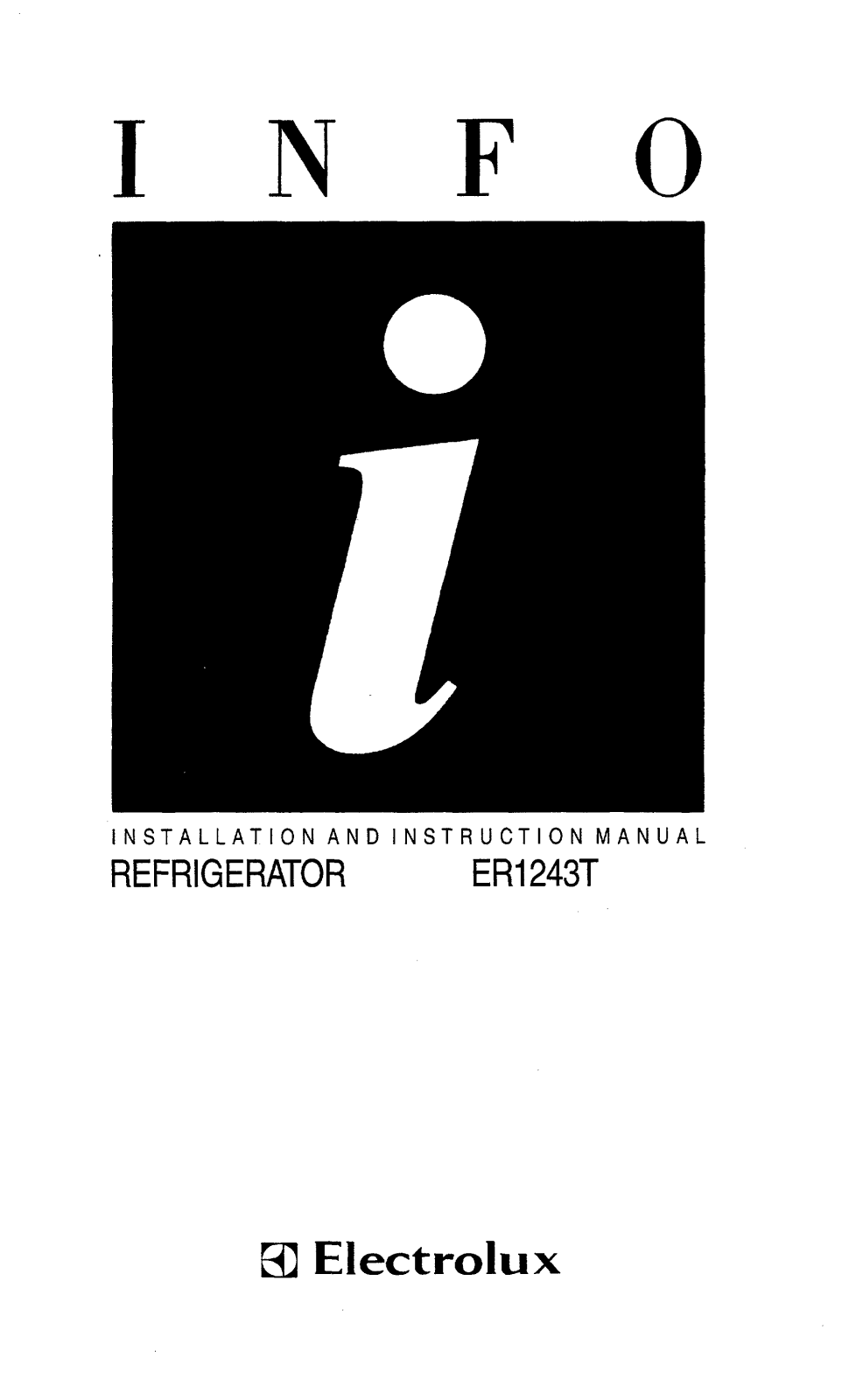 AEG-Electrolux ER1243T User Manual