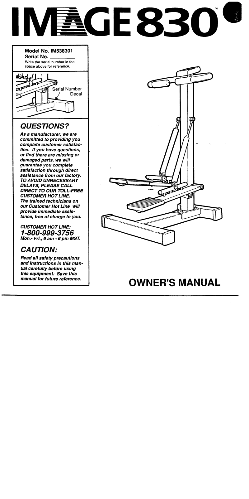 Image IM538301 Owner's Manual