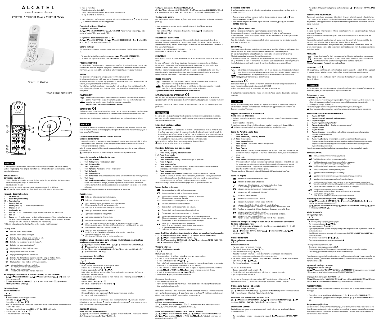 Alcatel F370 User Manual