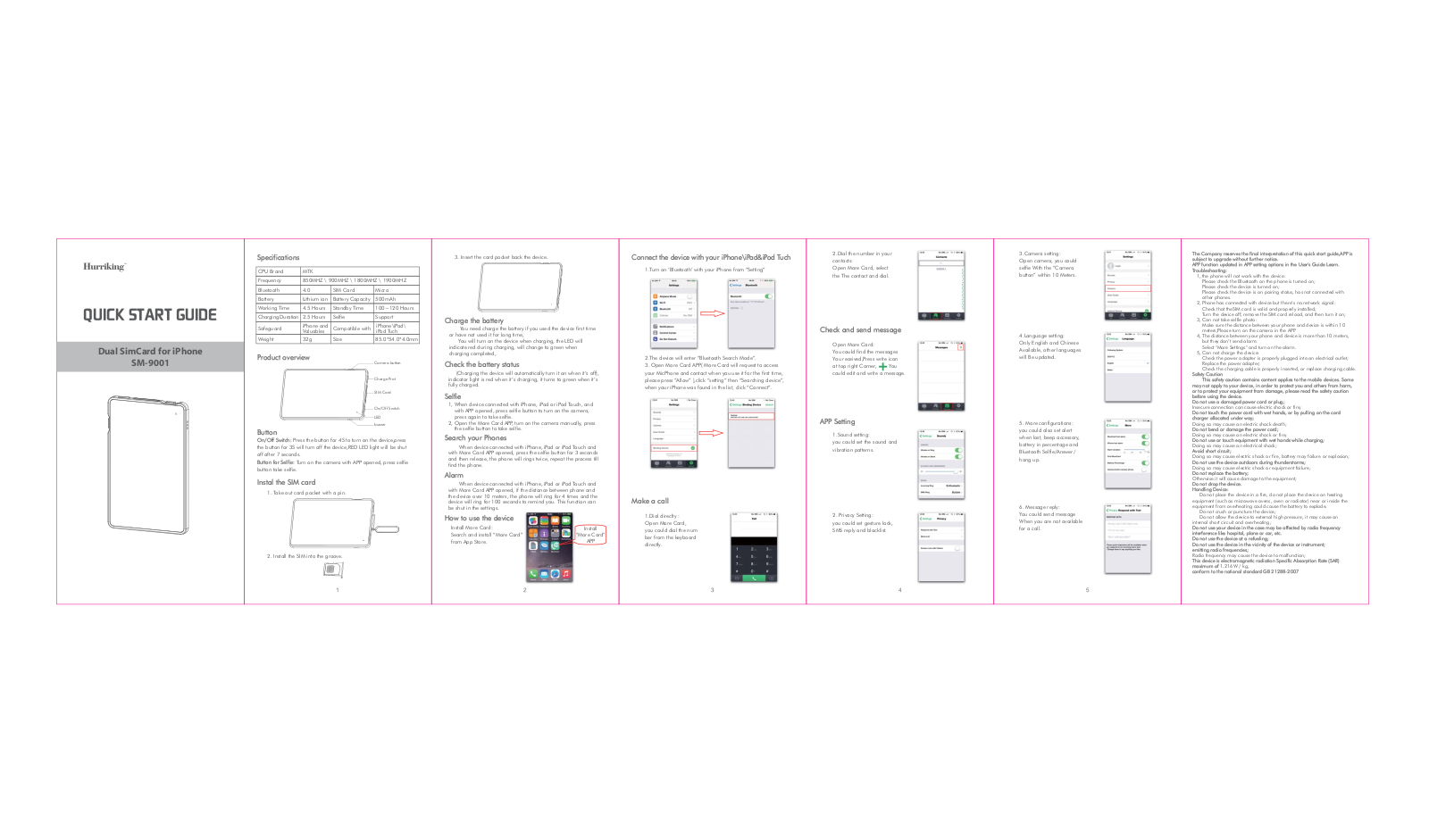 Hurriking SM-9001 User Manual