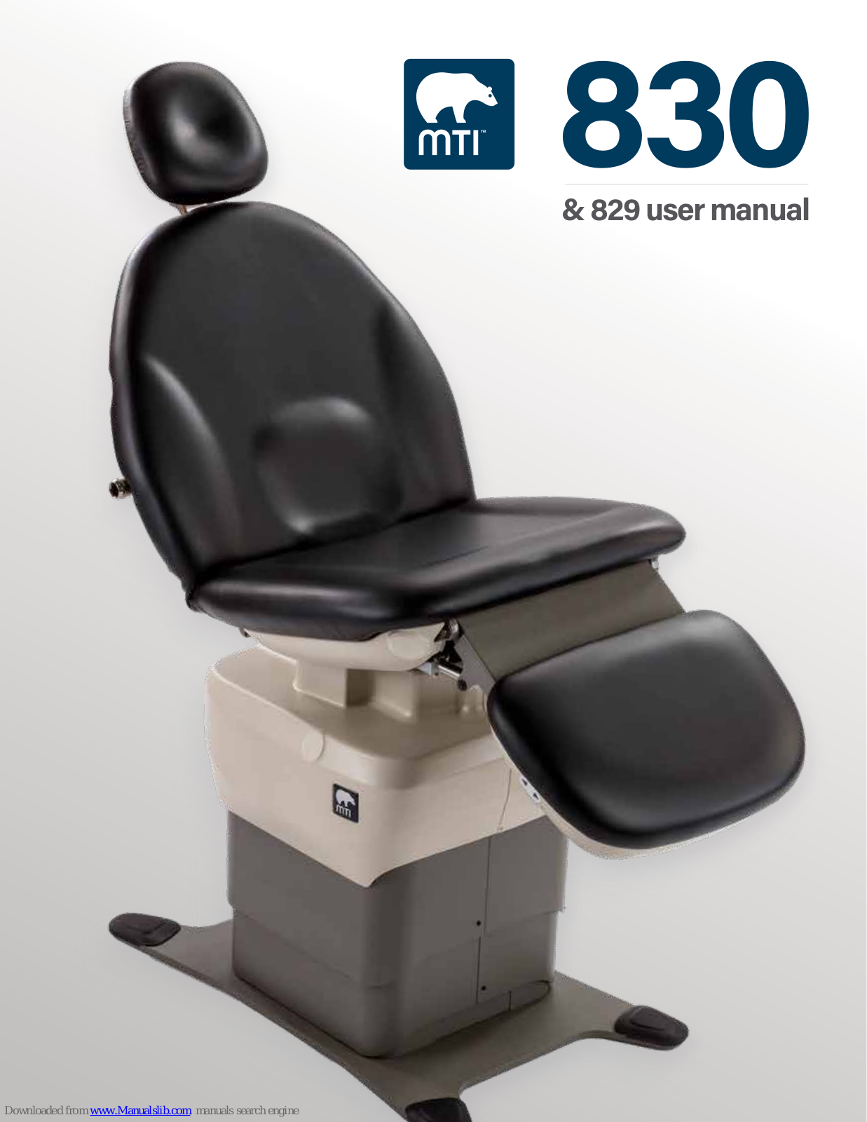 MTI 830, 829, 550 User Manual - ManualMachine.com