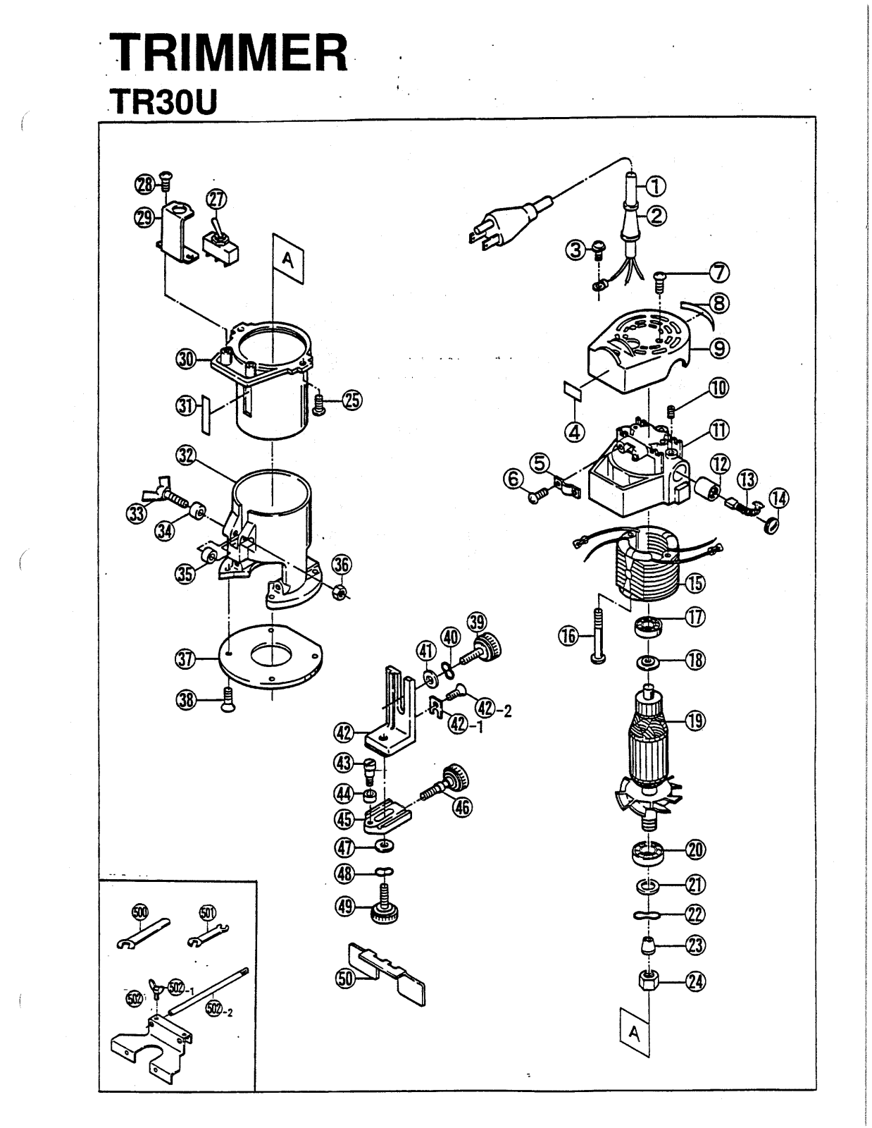 Ryobi TR30U User Manual