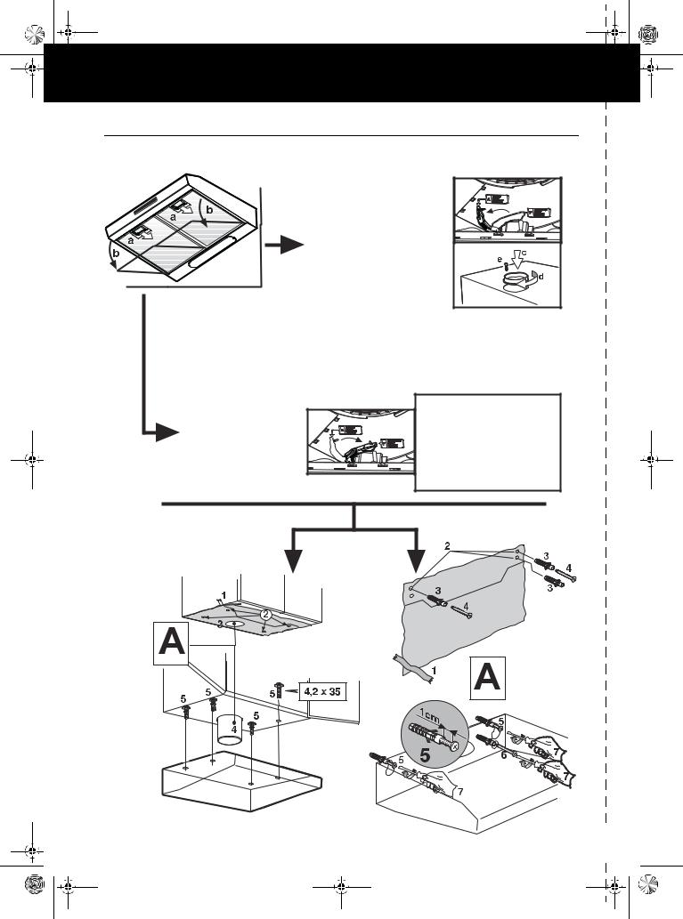 Whirlpool AKR 400, AKR 501, AKR 404, AKR 405, AKR 410 Installation sheet