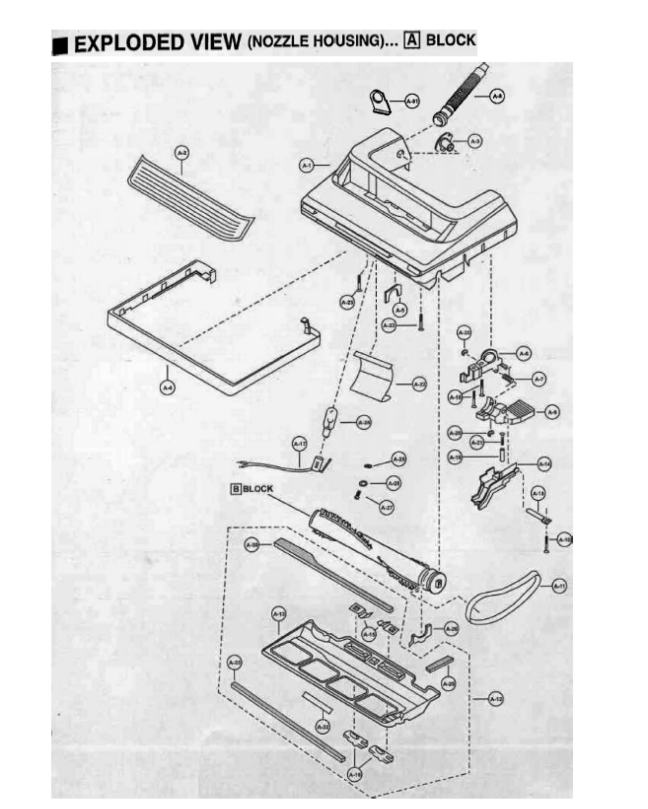 Panasonic Mc-v5248 Parts List