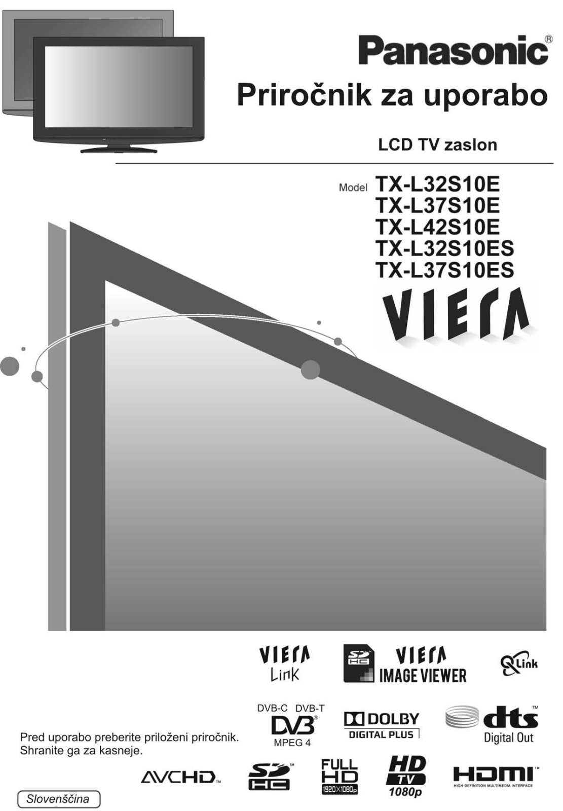 Panasonic TX-L32S10ES, TX-L37S10E, TX-L32S10E, TX-L37S10ES, TX-L42S10E User Manual