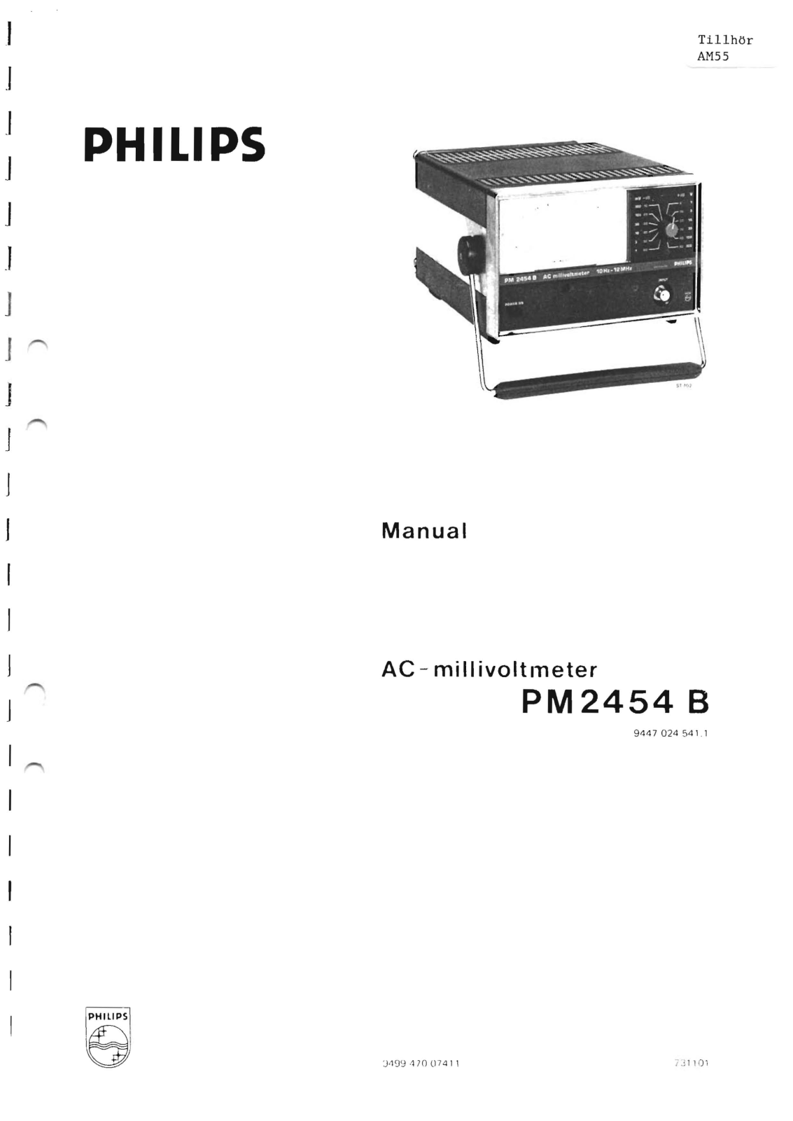 Philips _pm2454b_sm Datasheet - ManualMachine.com