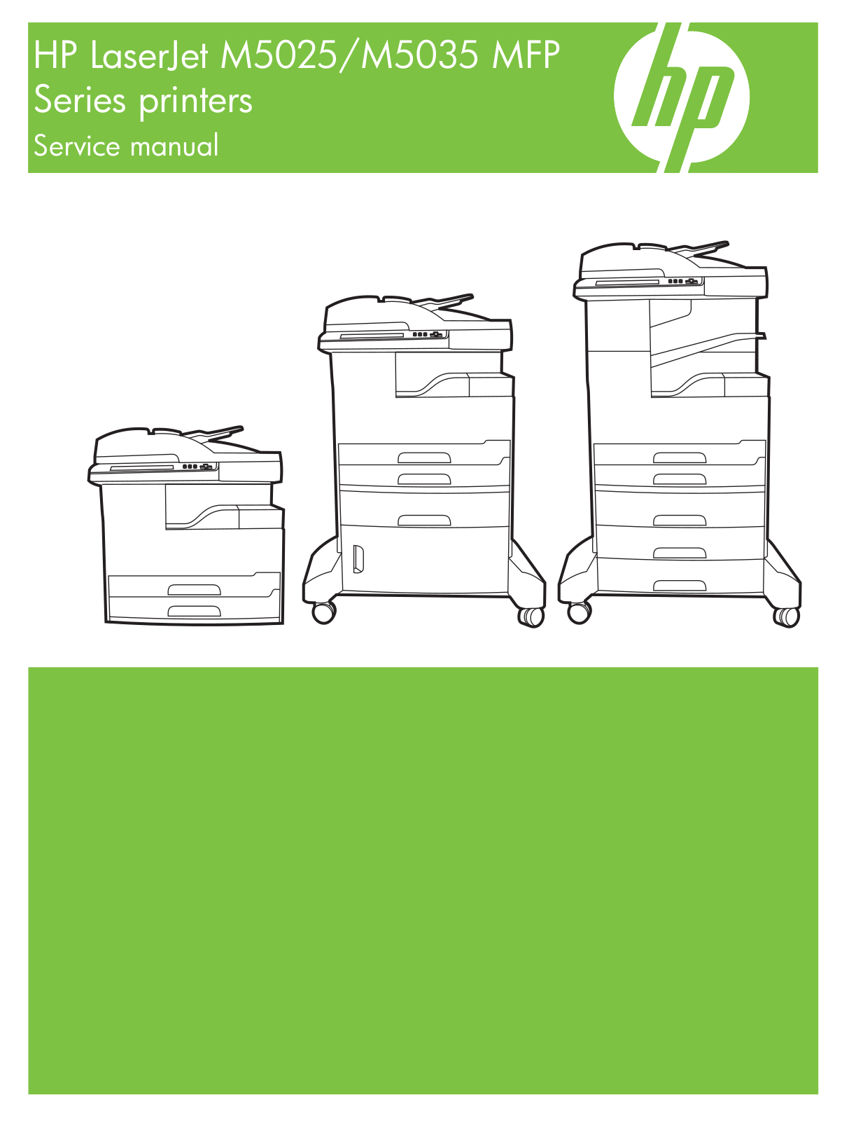 HP LaserJet 5025mfp, 5035mfps Service Manual