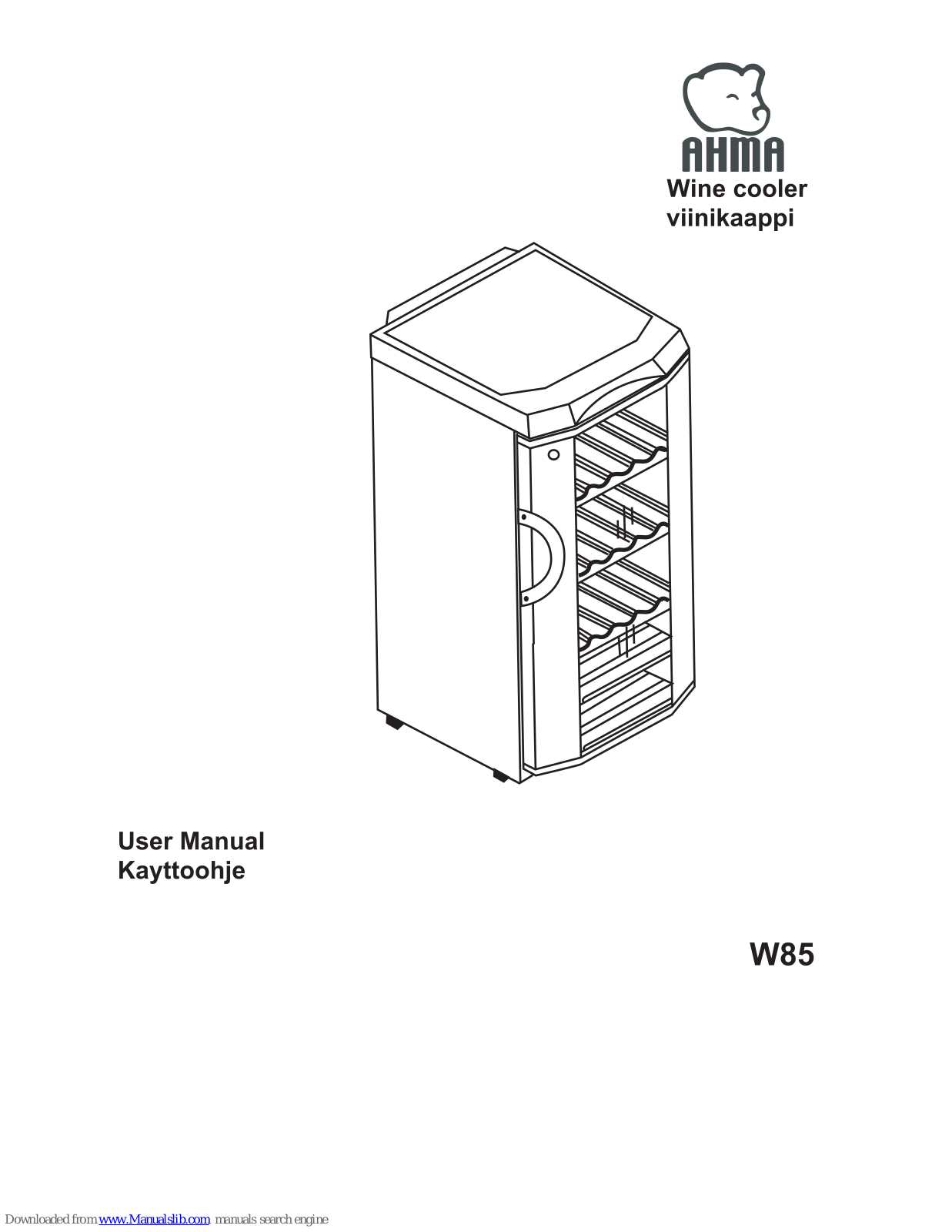 AHMA W85 User Manual - ManualMachine.com