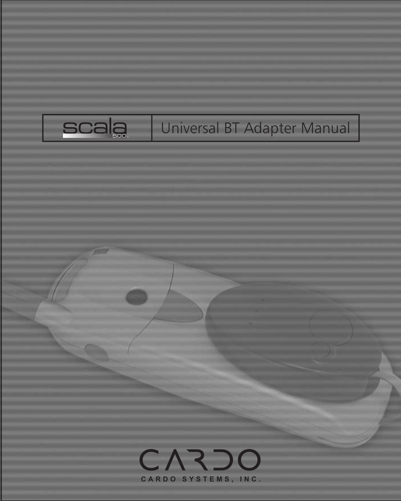 Cardo SCALA-500 BT User Manual