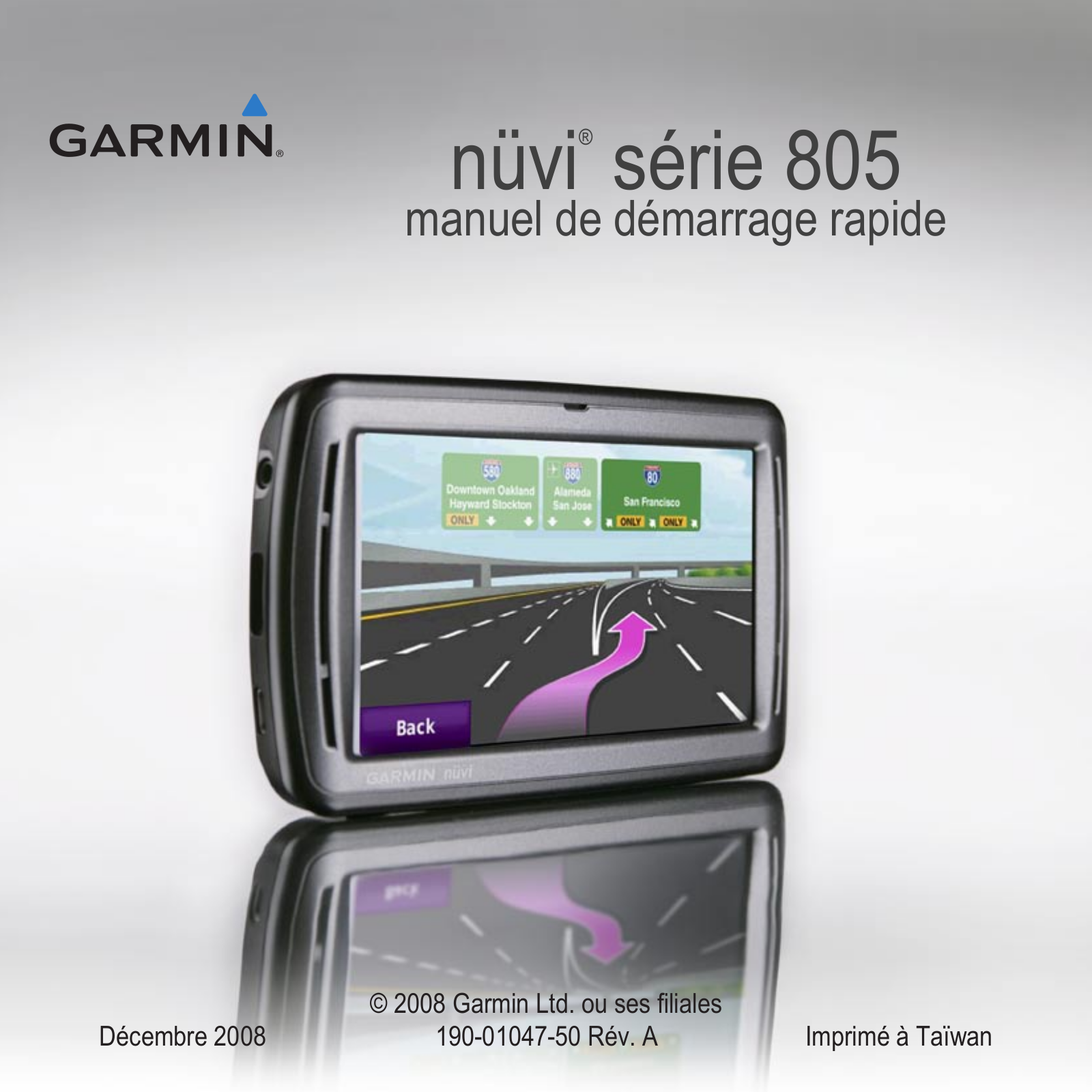 Garmin NVI 805 User Manual