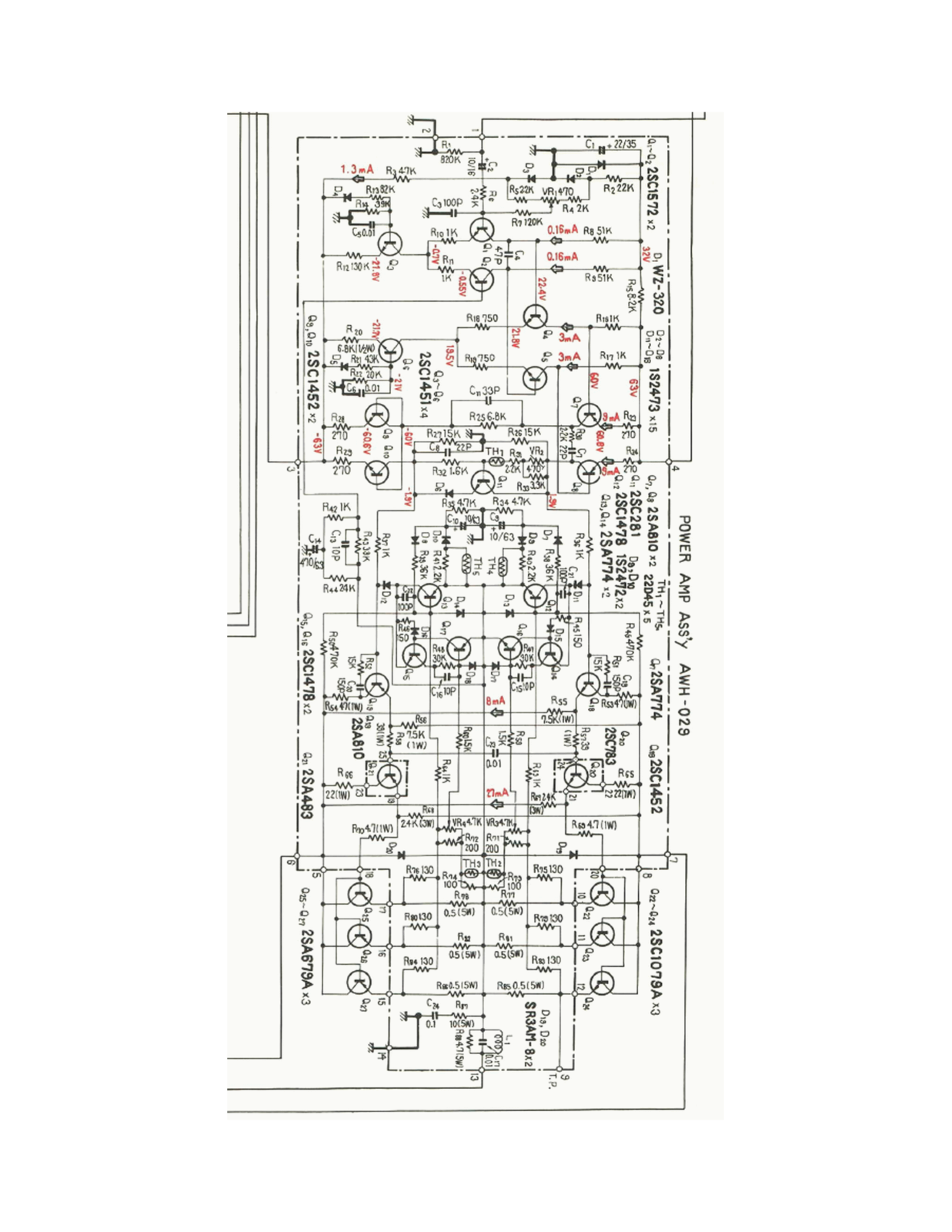 Pioneer M-3 Schematic