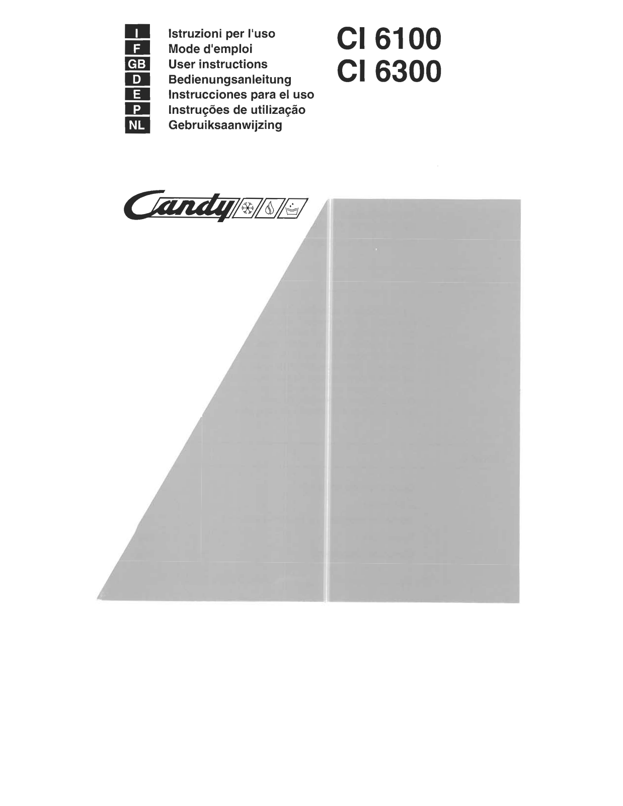Candy CI 6100, CI 6300 User Manual
