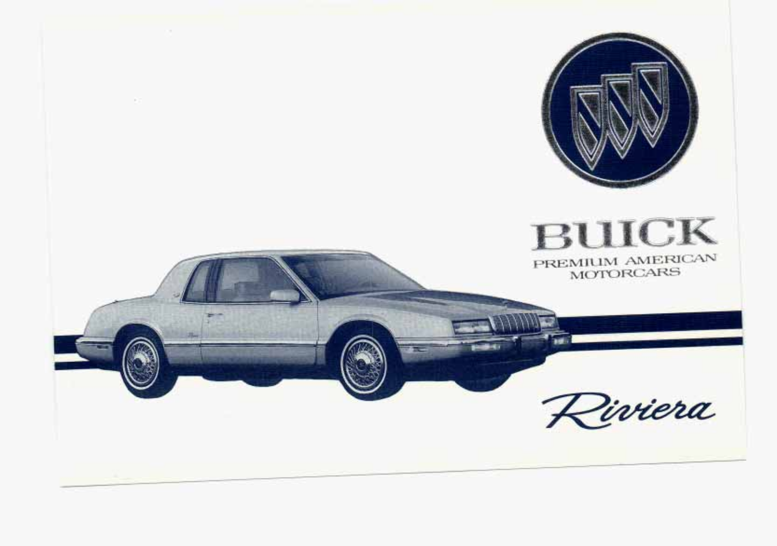 Buick RIVIERA 1993 User Manual