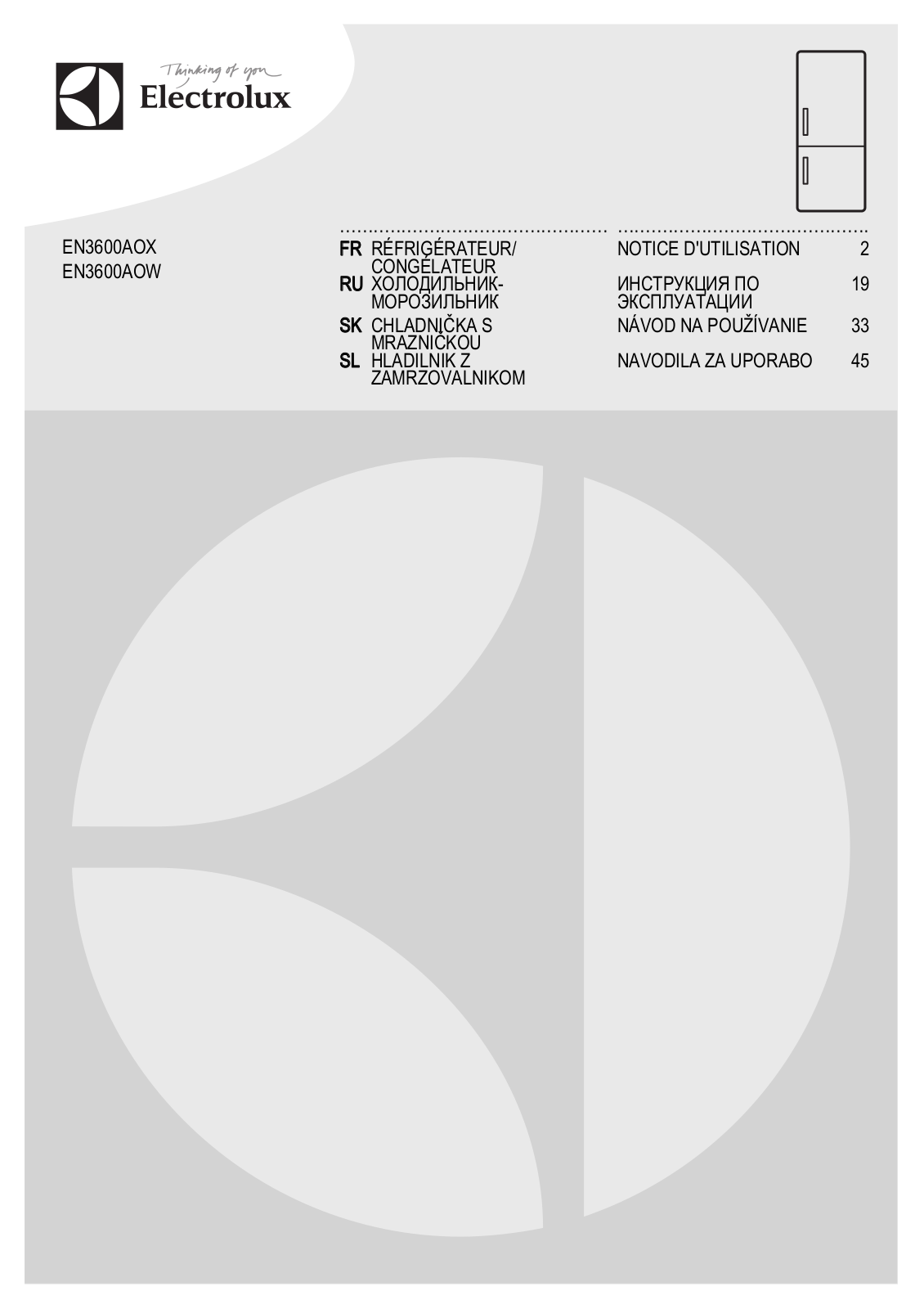 Electrolux EN 3600 AOW User manual