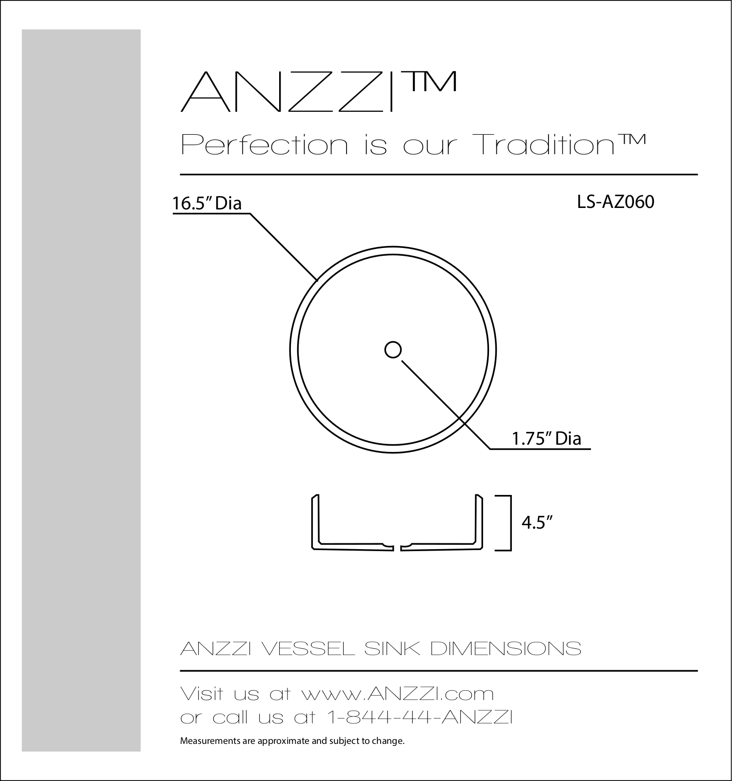 ANZZI ANZI1658 Specifications - ManualMachine.com