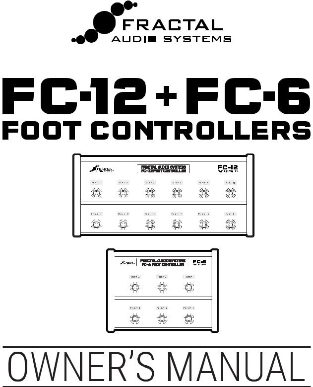 Fractal FC-12, FC-6 User Manual