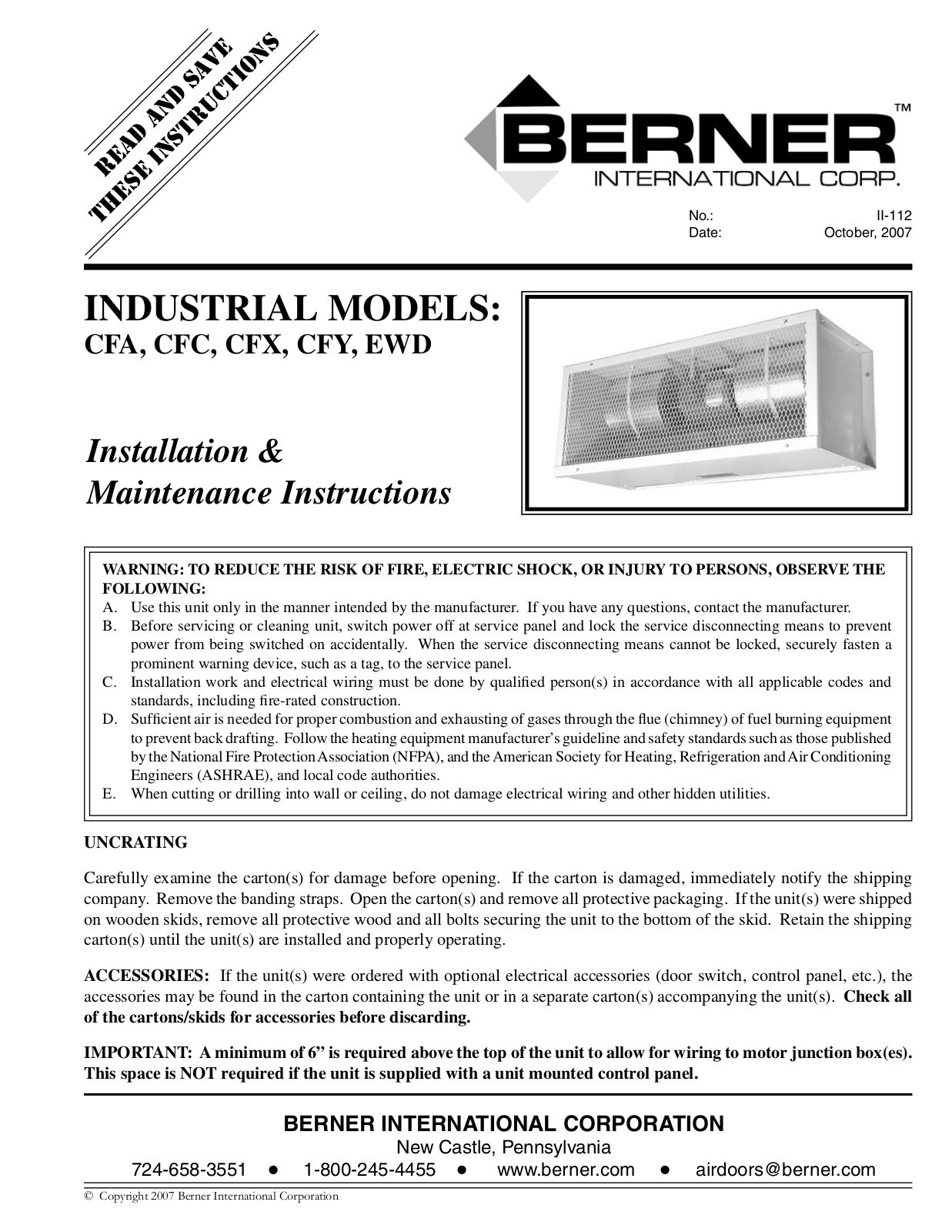 Avtec EWD Installation  Manual