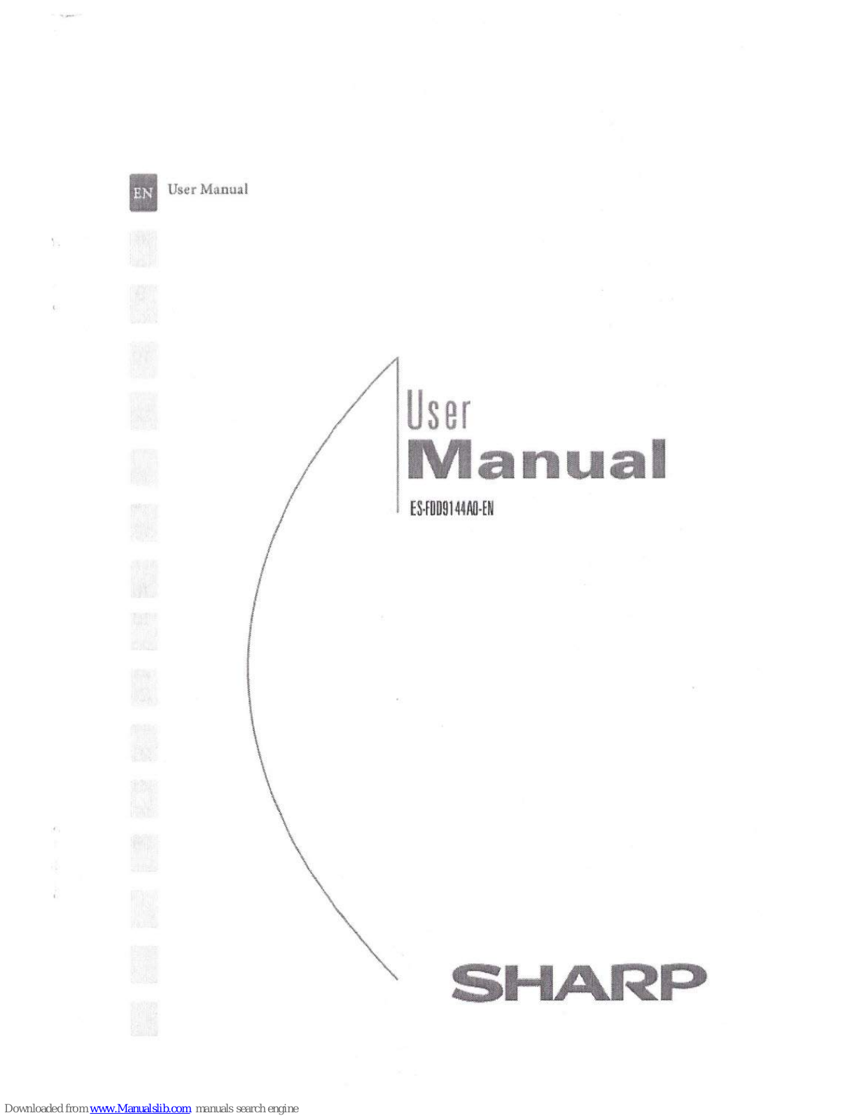 Sharp ES-FDD9144A0-EN User Manual - ManualMachine.com