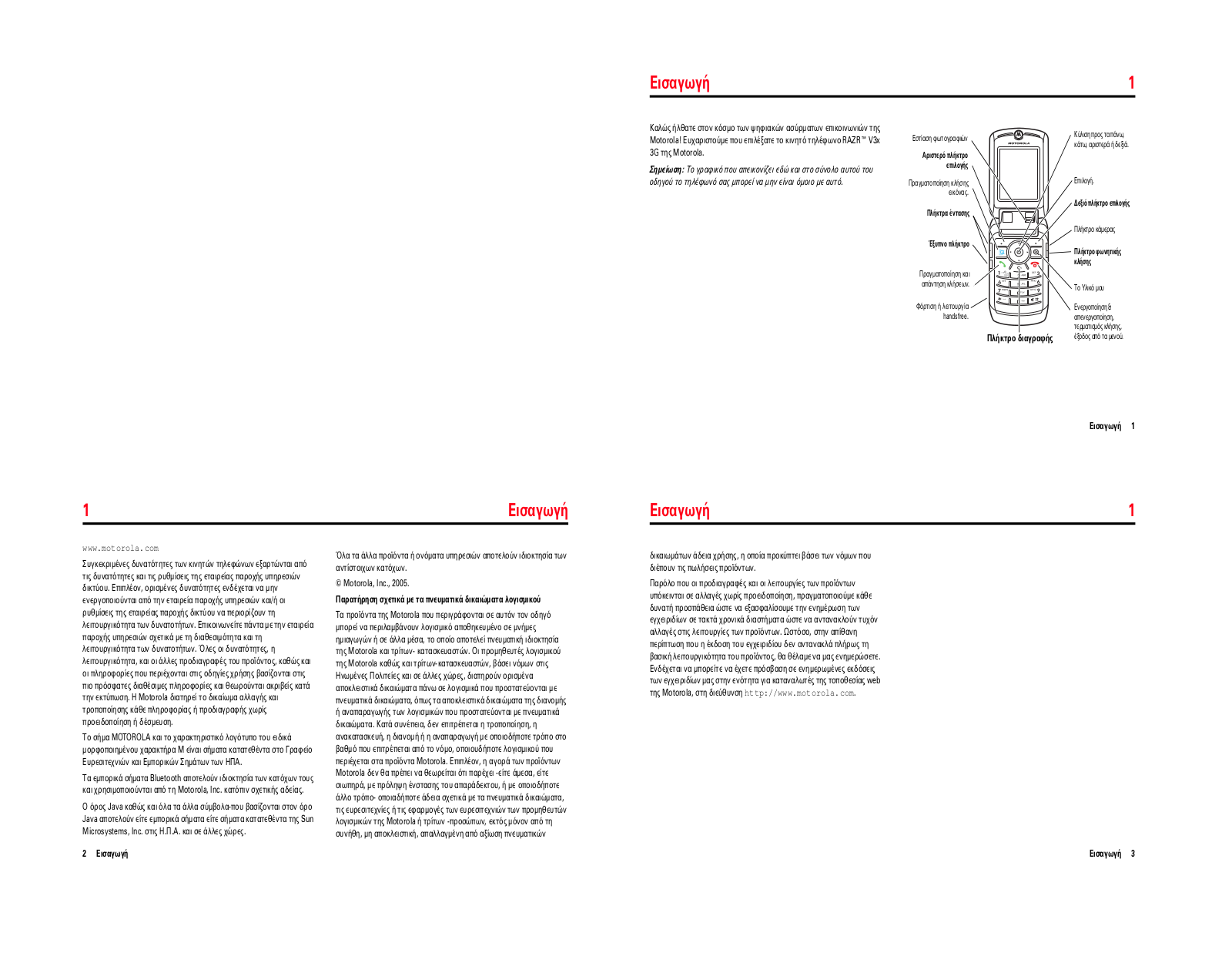 Motorola V3x User Manual