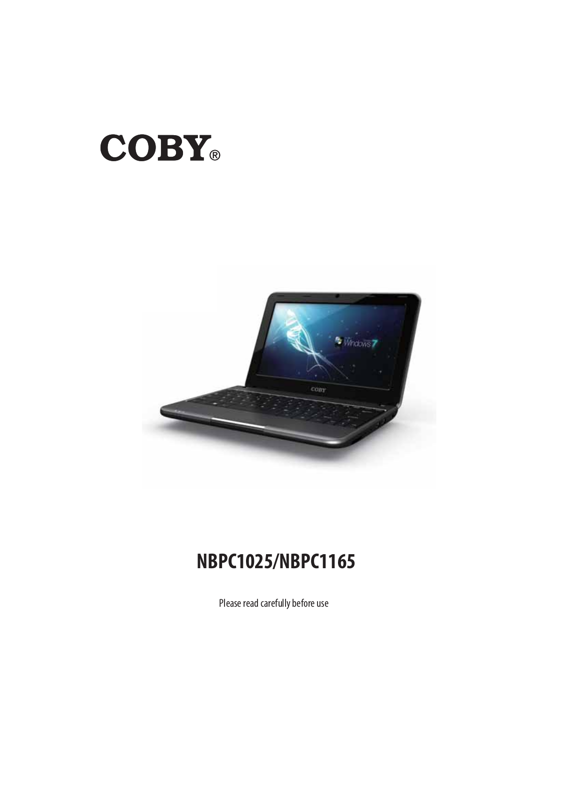 Coby Communications NBPC1165 1025B, NBPC1165 1025 User Manual