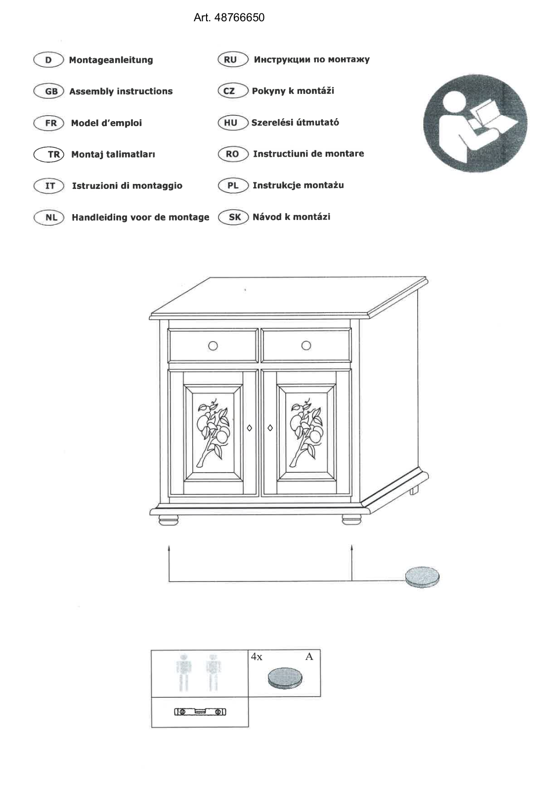 Home affaire Zitrone Assembly instructions