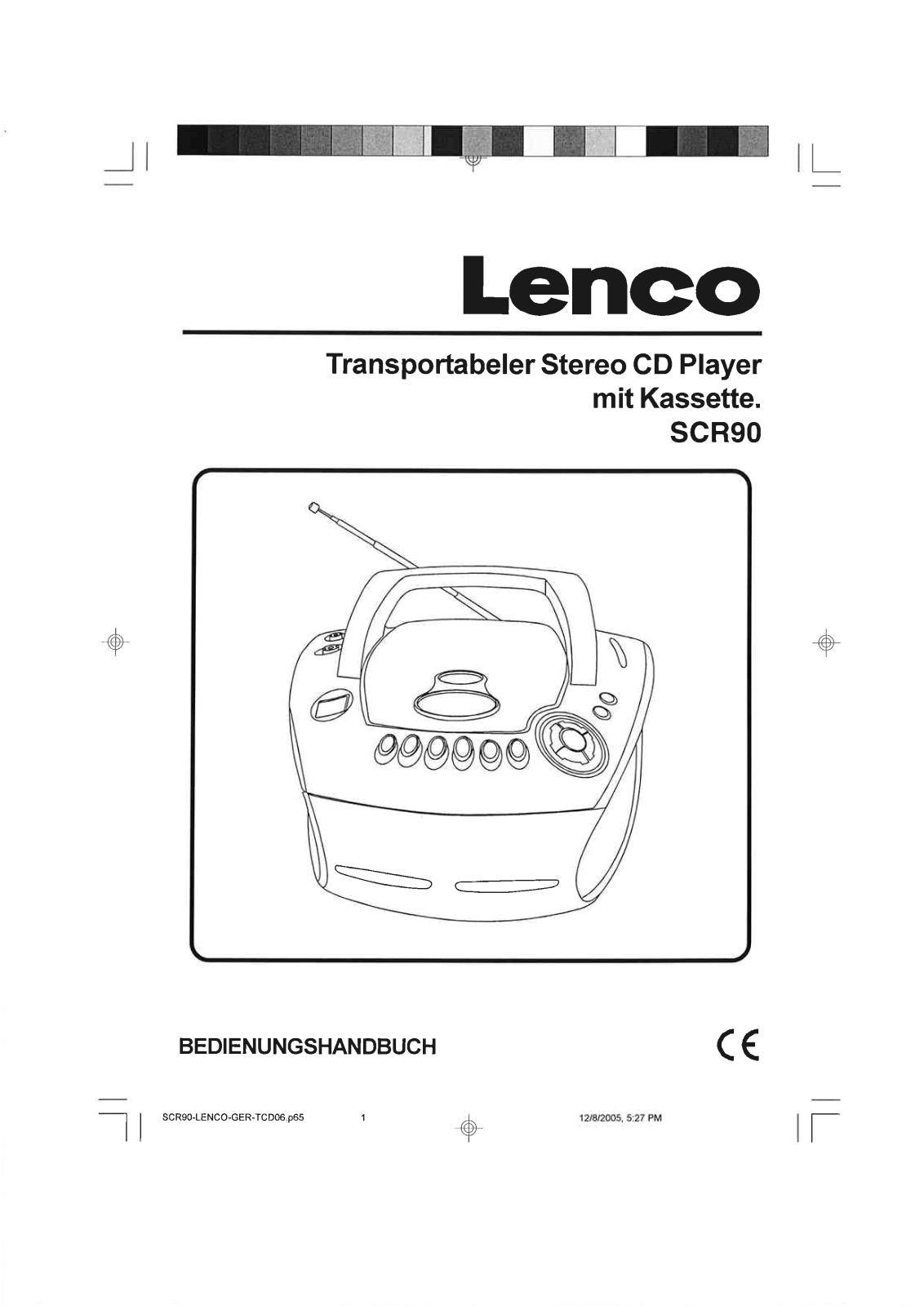 Lenco SCR-90 User Manual