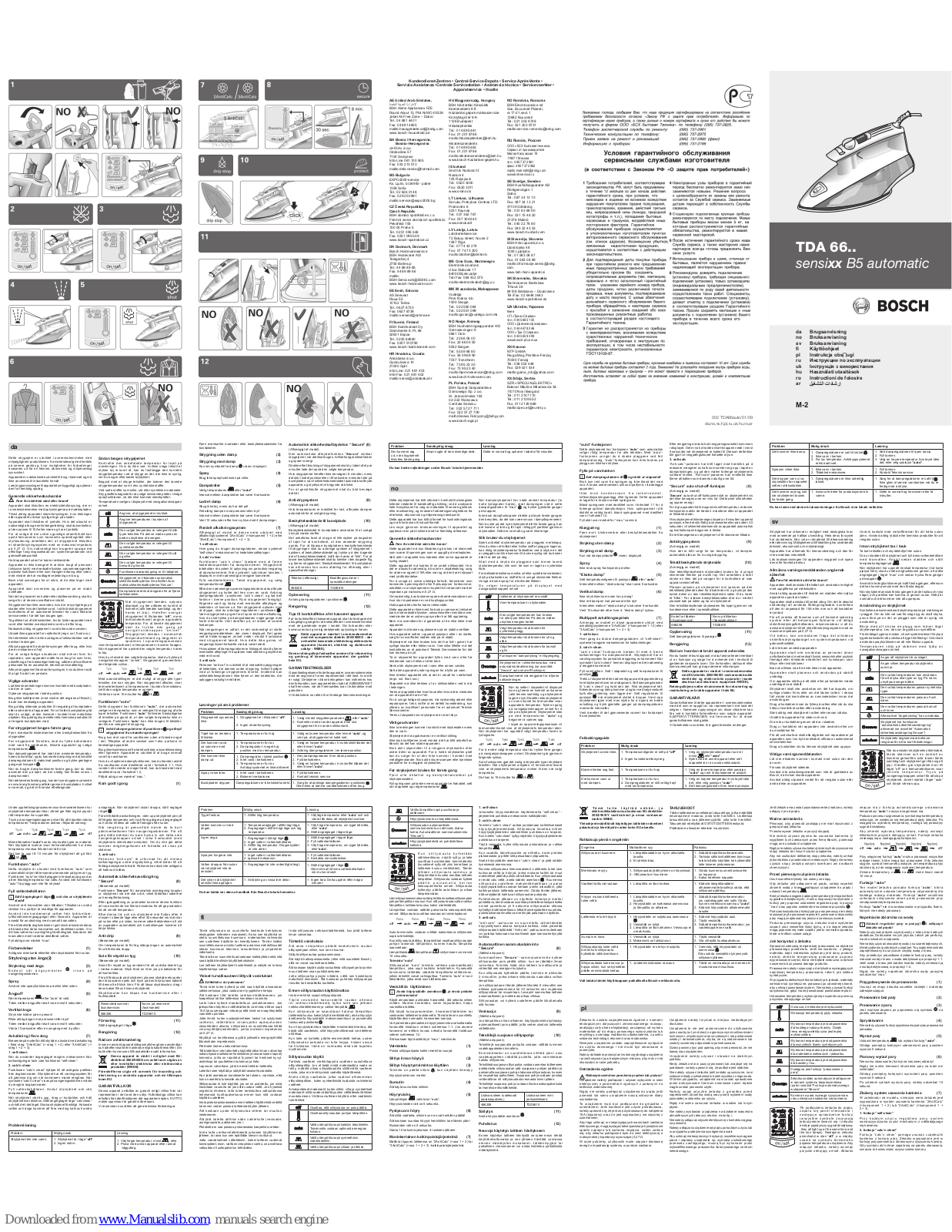 Bosch TDA 66 Owner's Manual