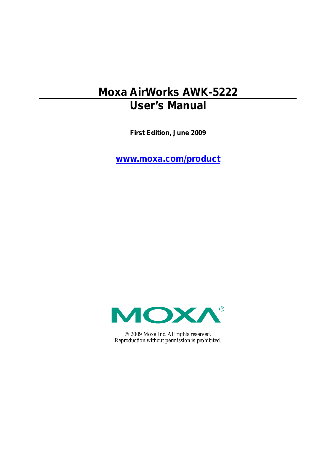 Moxa AWK 5222 User Manual