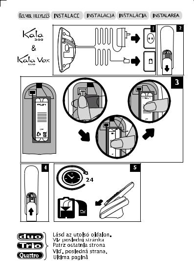 Philips Kala 300, Kala 300 Duo, Kala 300Trio, Kala 300 Quattro, Kala 300Vox User Manual