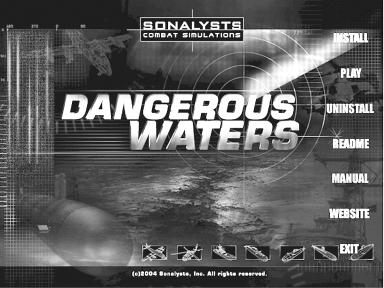 Games PC DANGEROUS WATERS User Manual