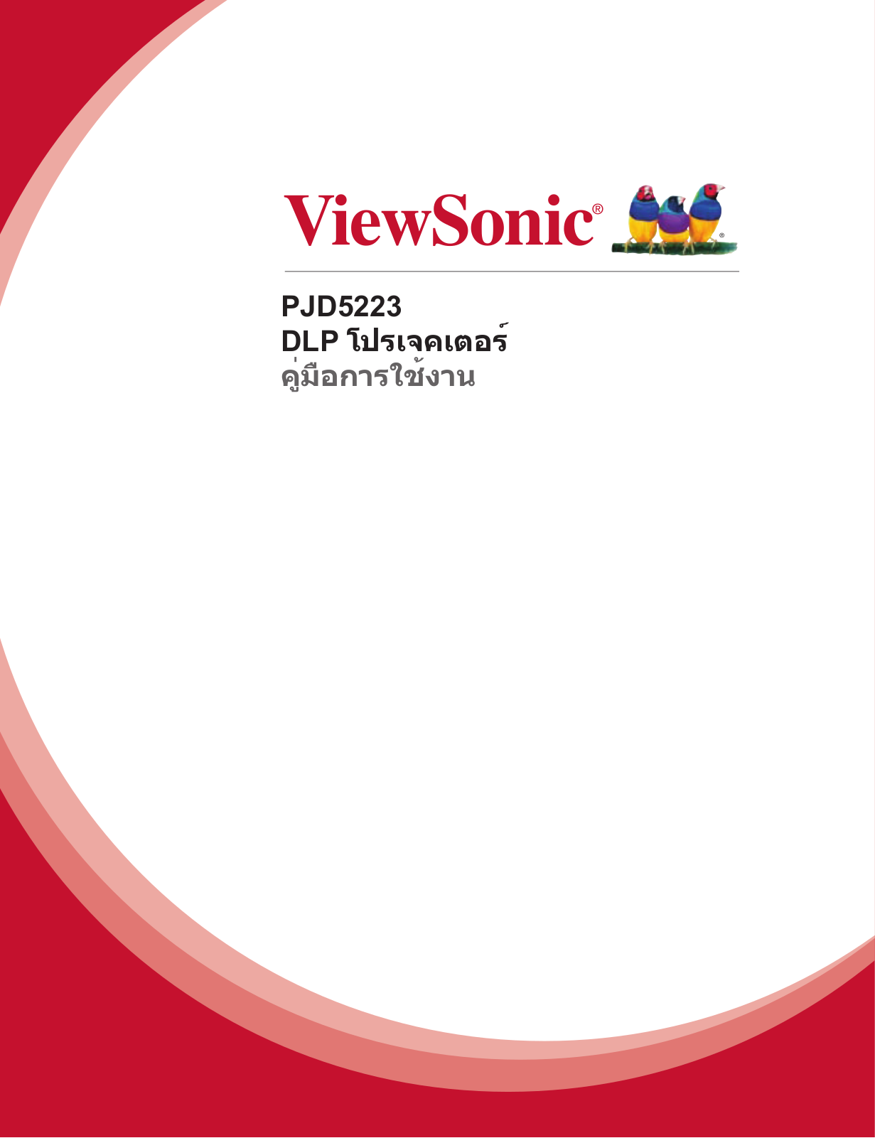 Viewsonic PJD5223 User Manual