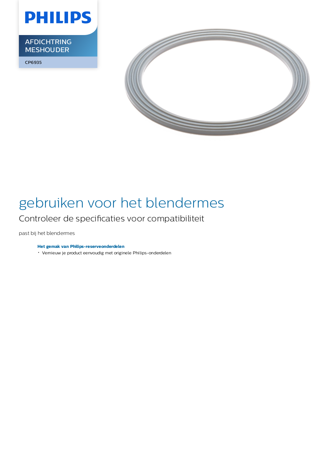 Philips CP6935/01 Leaflet - ManualMachine.com