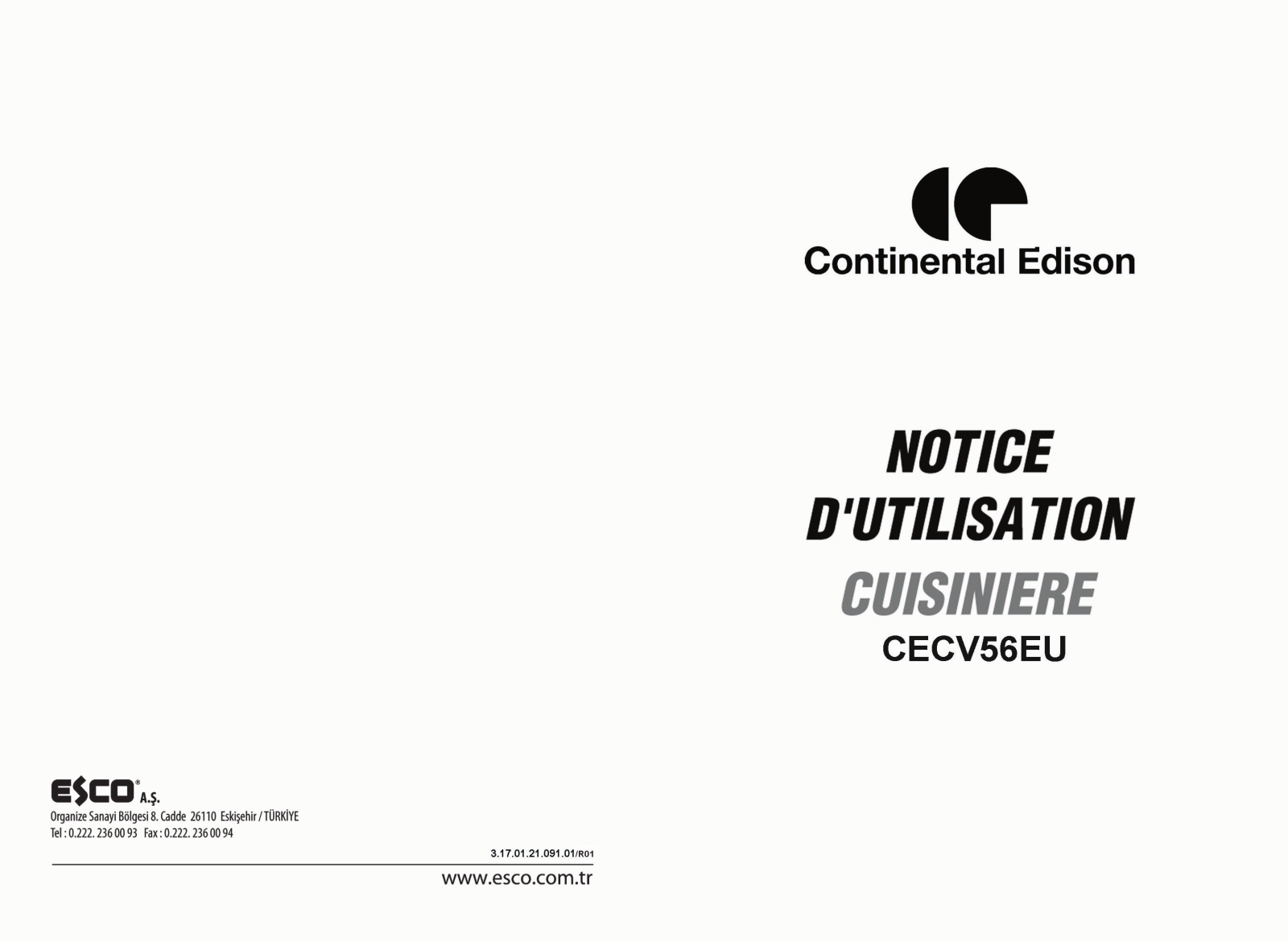 CONTINENTAL EDISON CECV56EU User Manual