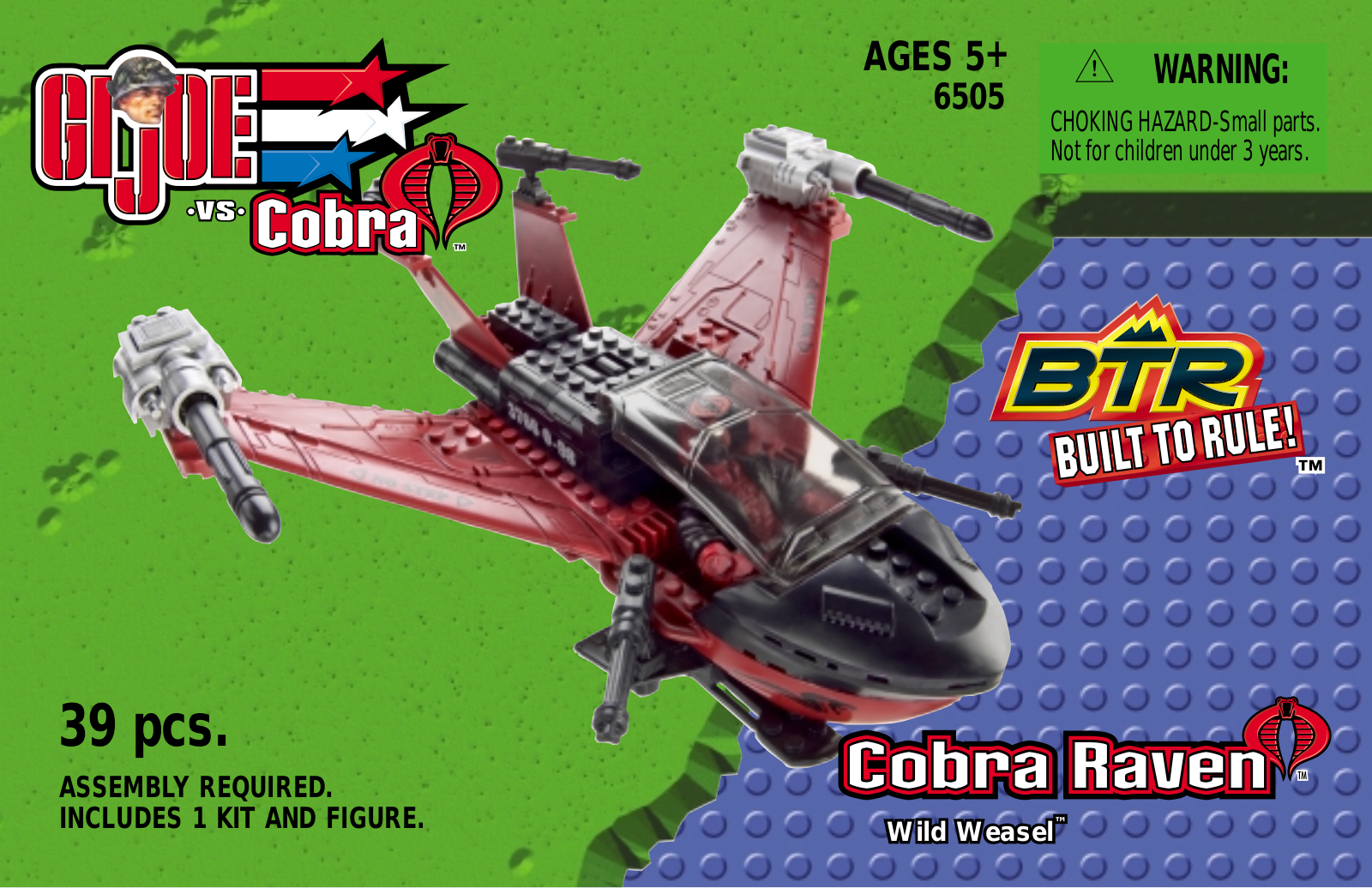 HASBRO BTR - COBRA RAVEN Jet Fighter WILD WEASEL User Manual