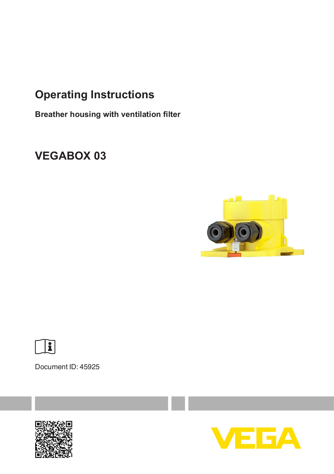 VEGA BOX03 User Manual