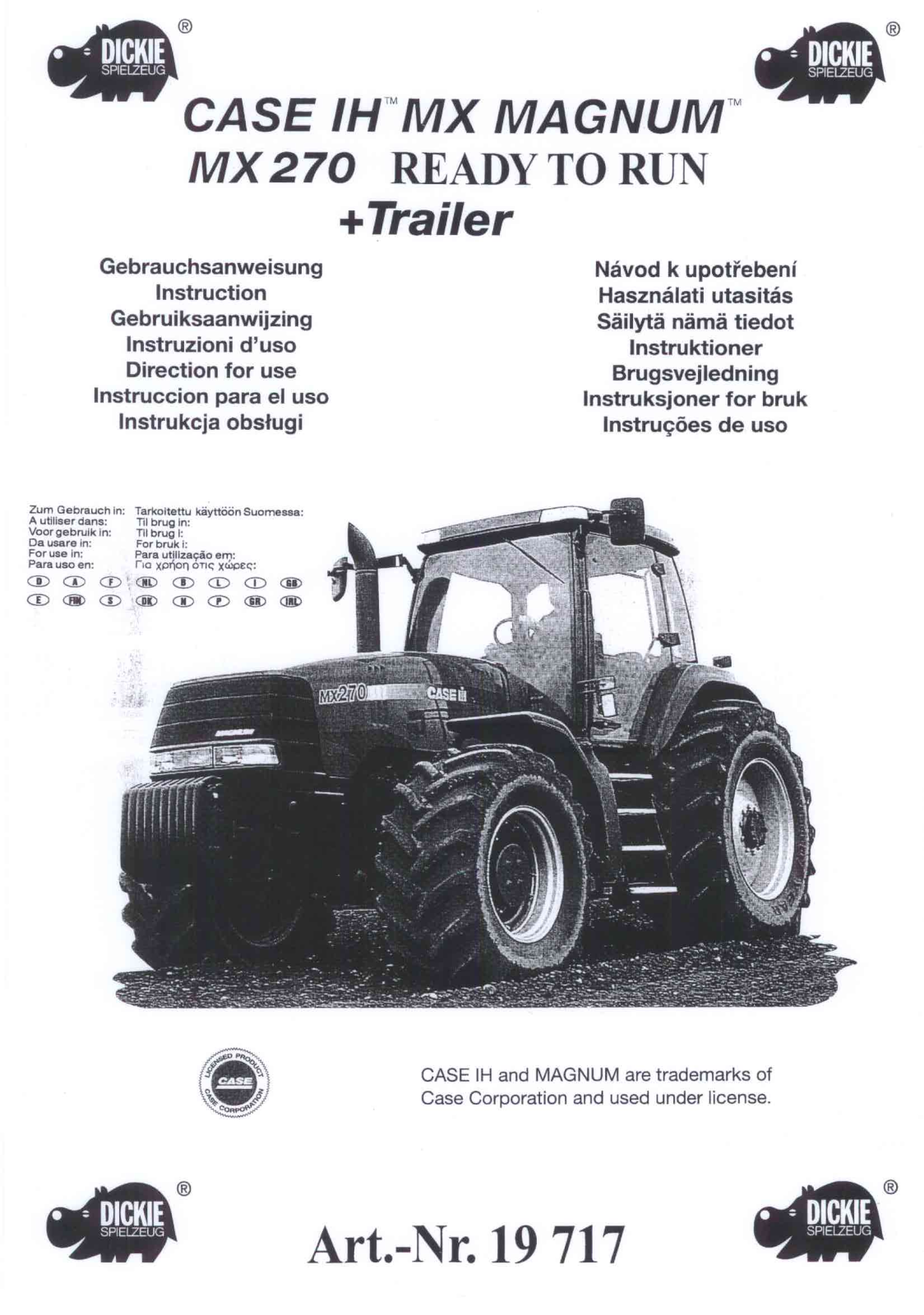 Dickie Toys 49002TX User Manual