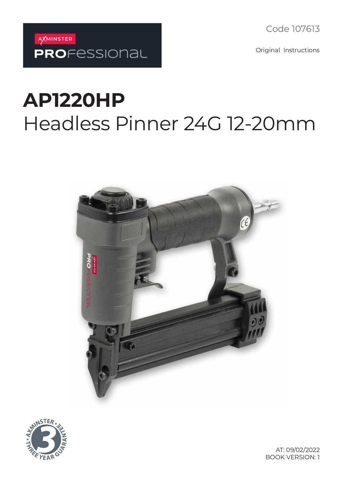 Axminster AP1220HP User guide - ManualMachine.com