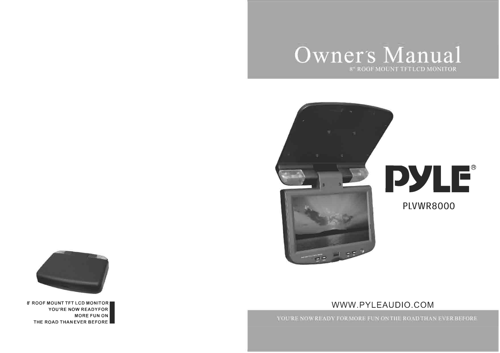 Pyle PLVWR-8000 Owners manual