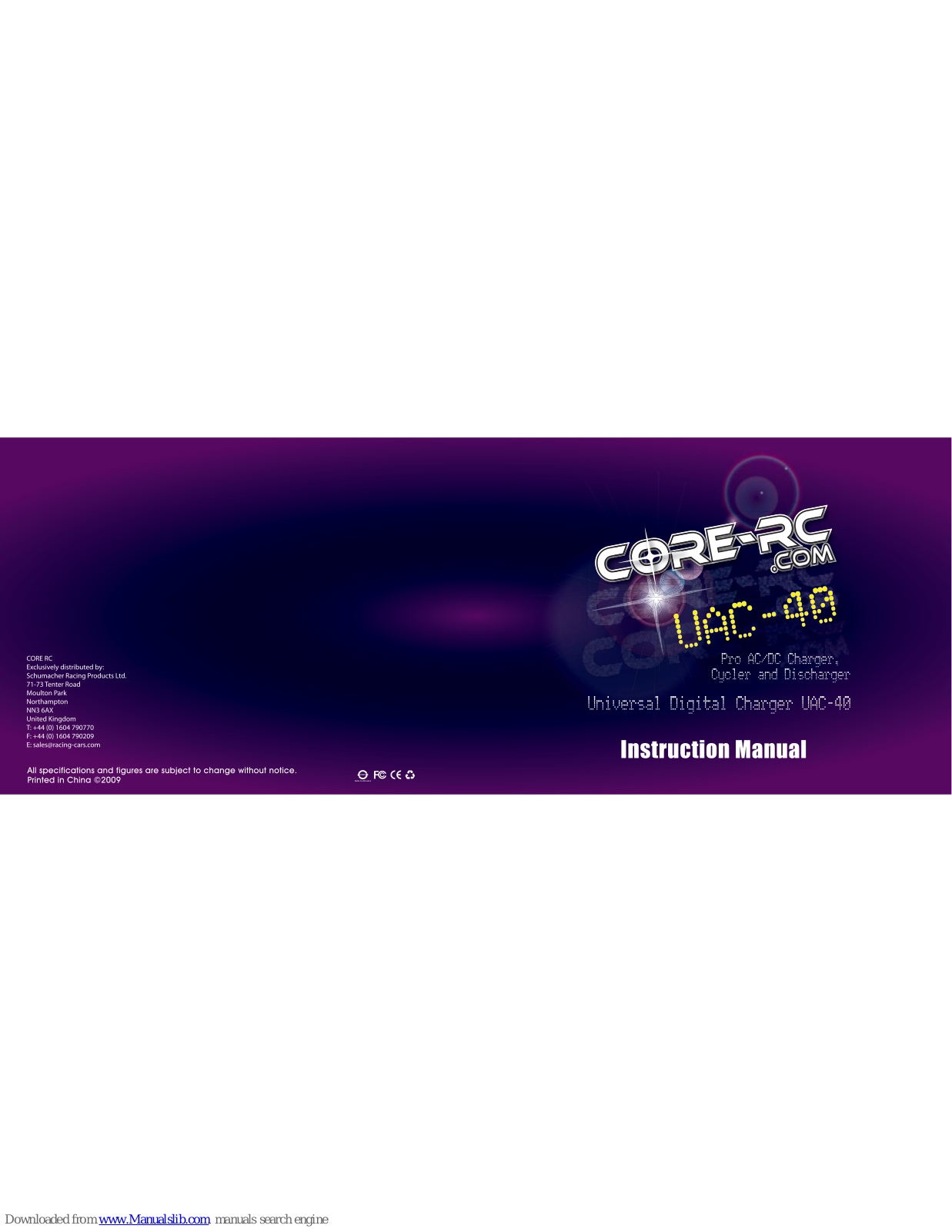 Core UAC-40 Instruction Manual