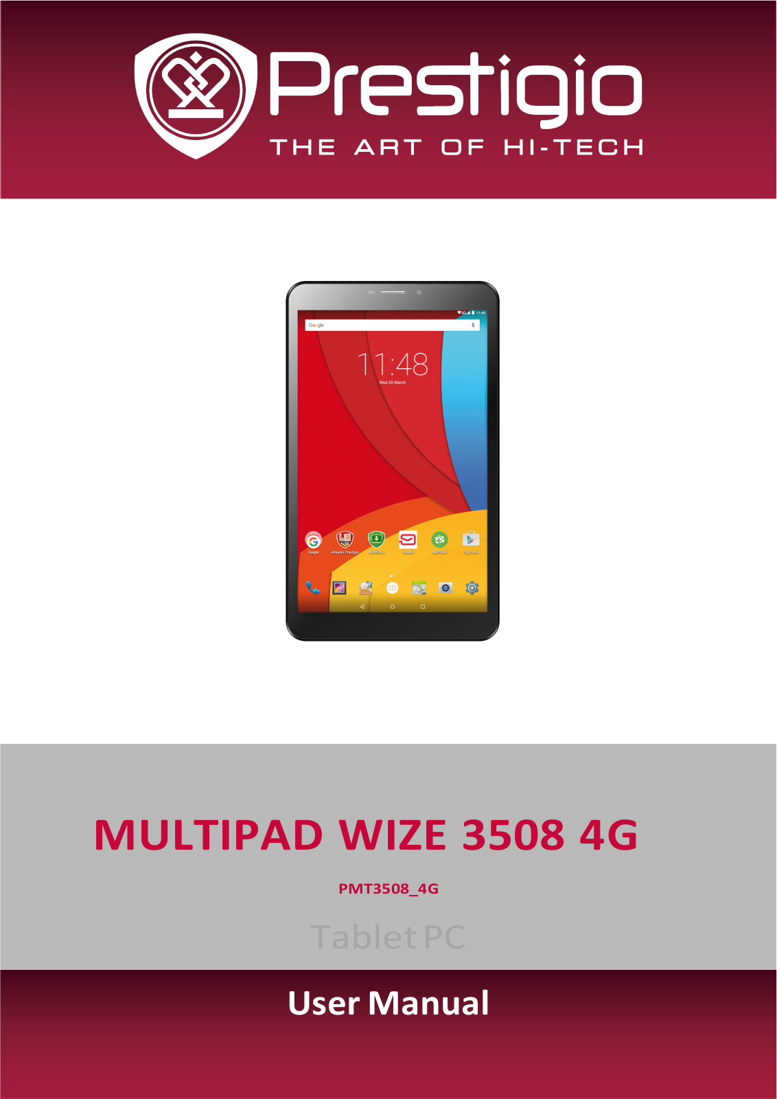 Prestigio MultiPad Wize 3508 4G Operation Manual