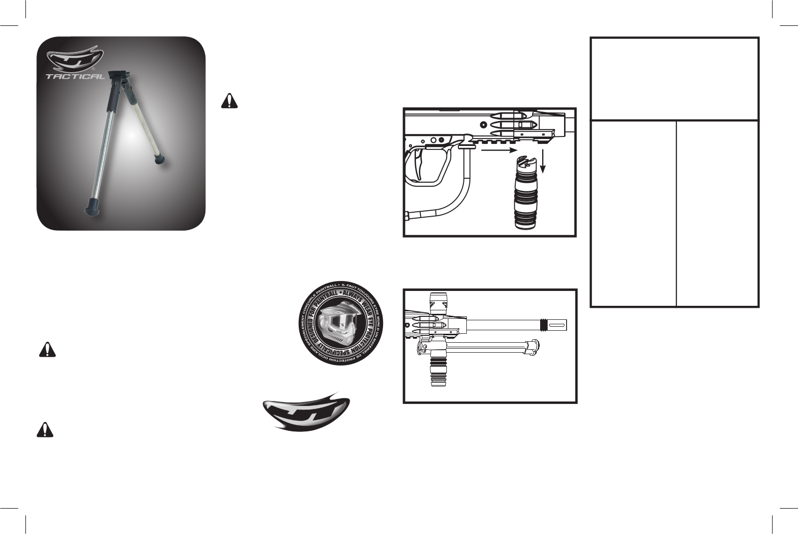 JT Bi-Pod User manual - ManualMachine.com