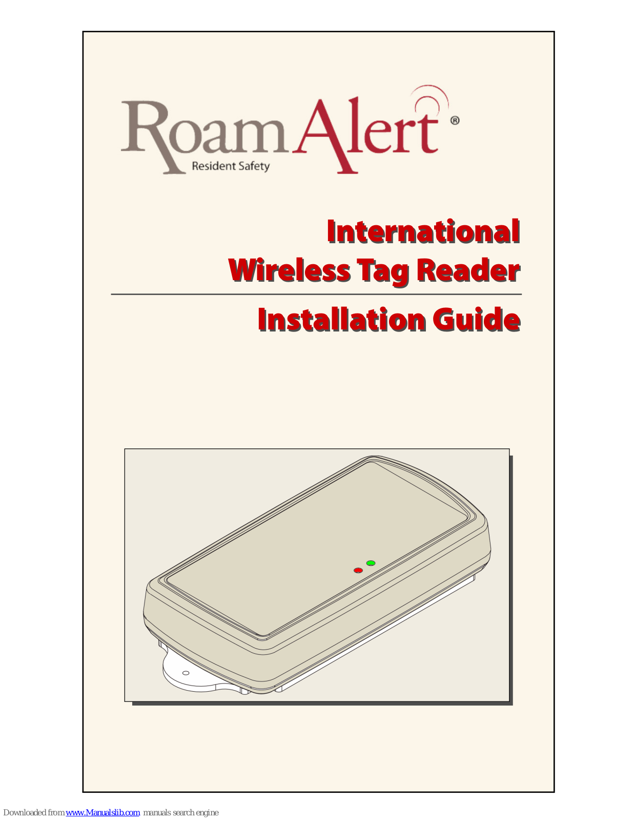 Stanley RoamAlert Installation Manual