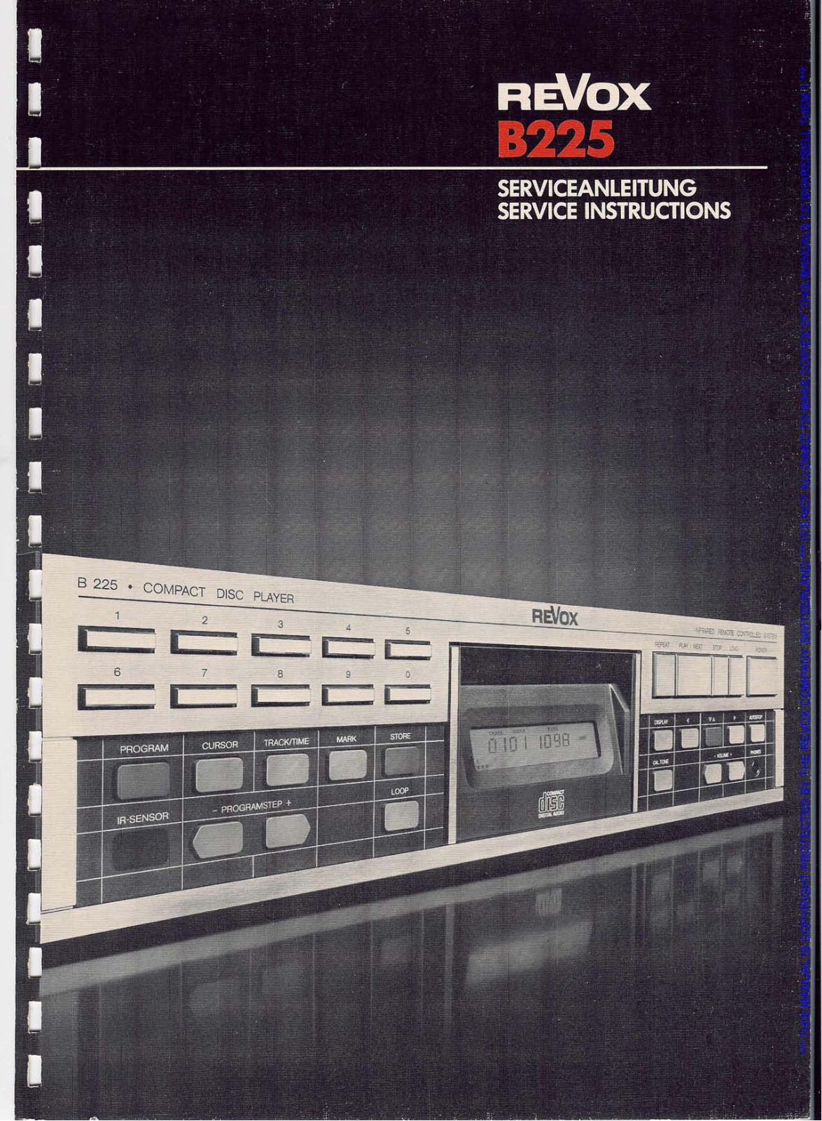 Revox B-225 Service Manual